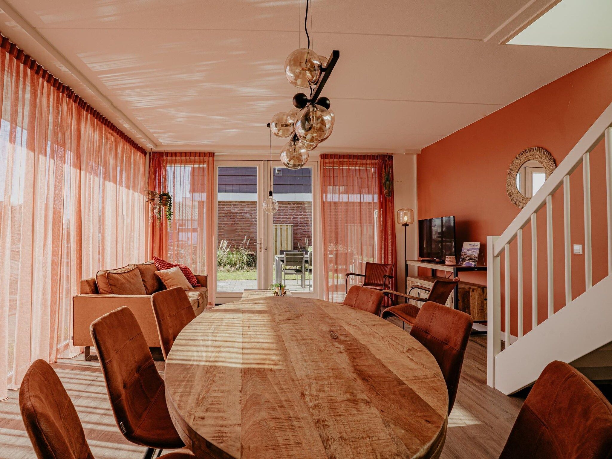 De eetkamer van Waterpark de Meerparel 14 in Uitgeest