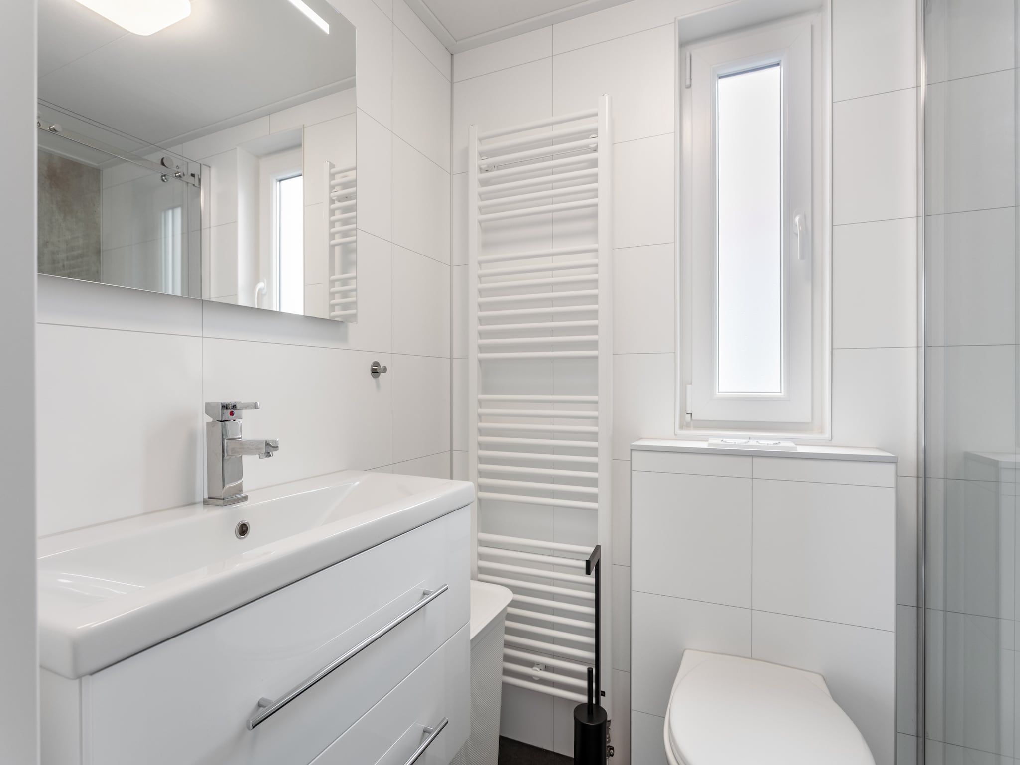 De badkamer van Water Resort Oosterschelde 12 in Wemeldinge