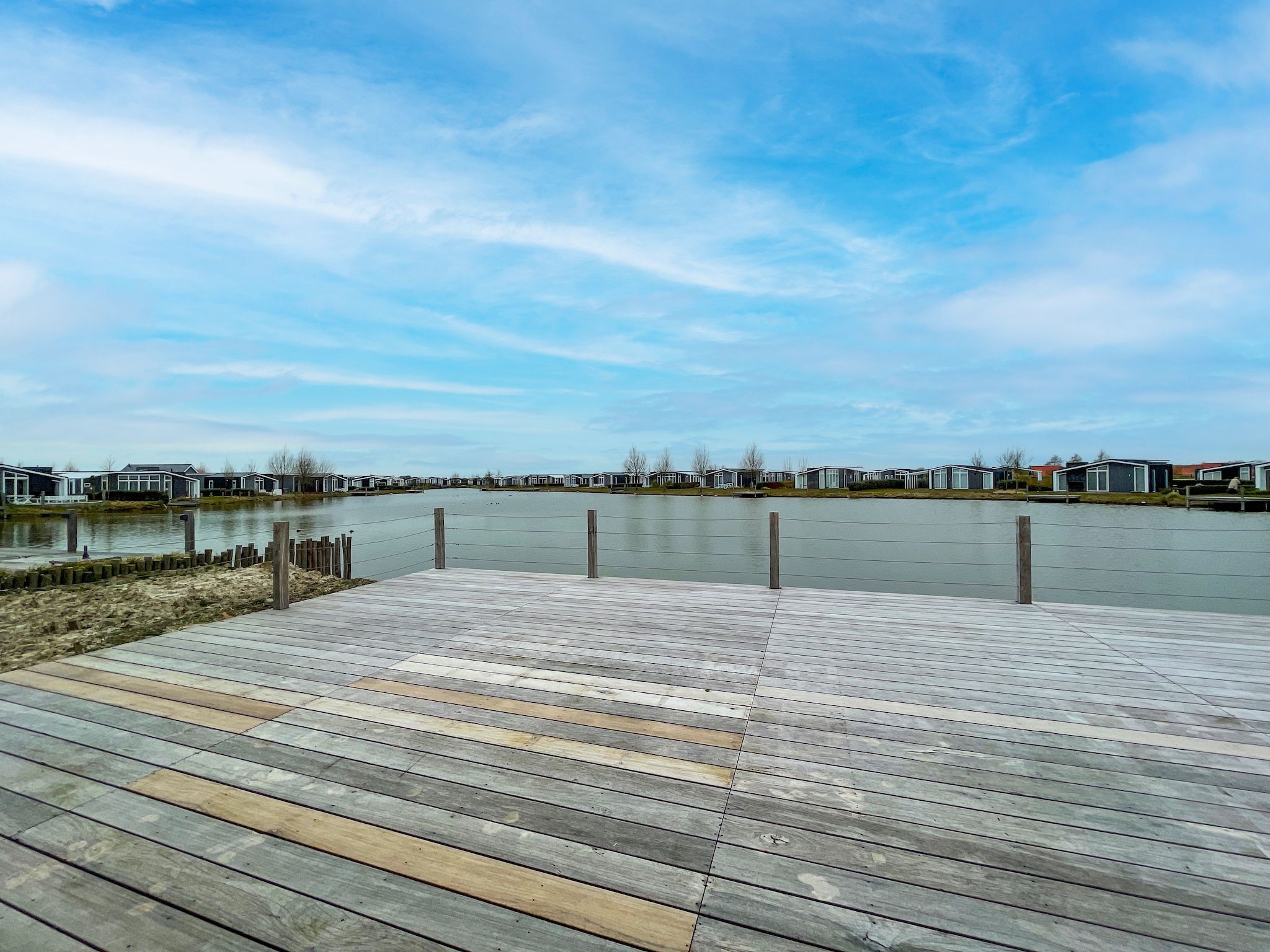 Het uitzicht vanaf Water Resort Oosterschelde 12 in Wemeldinge