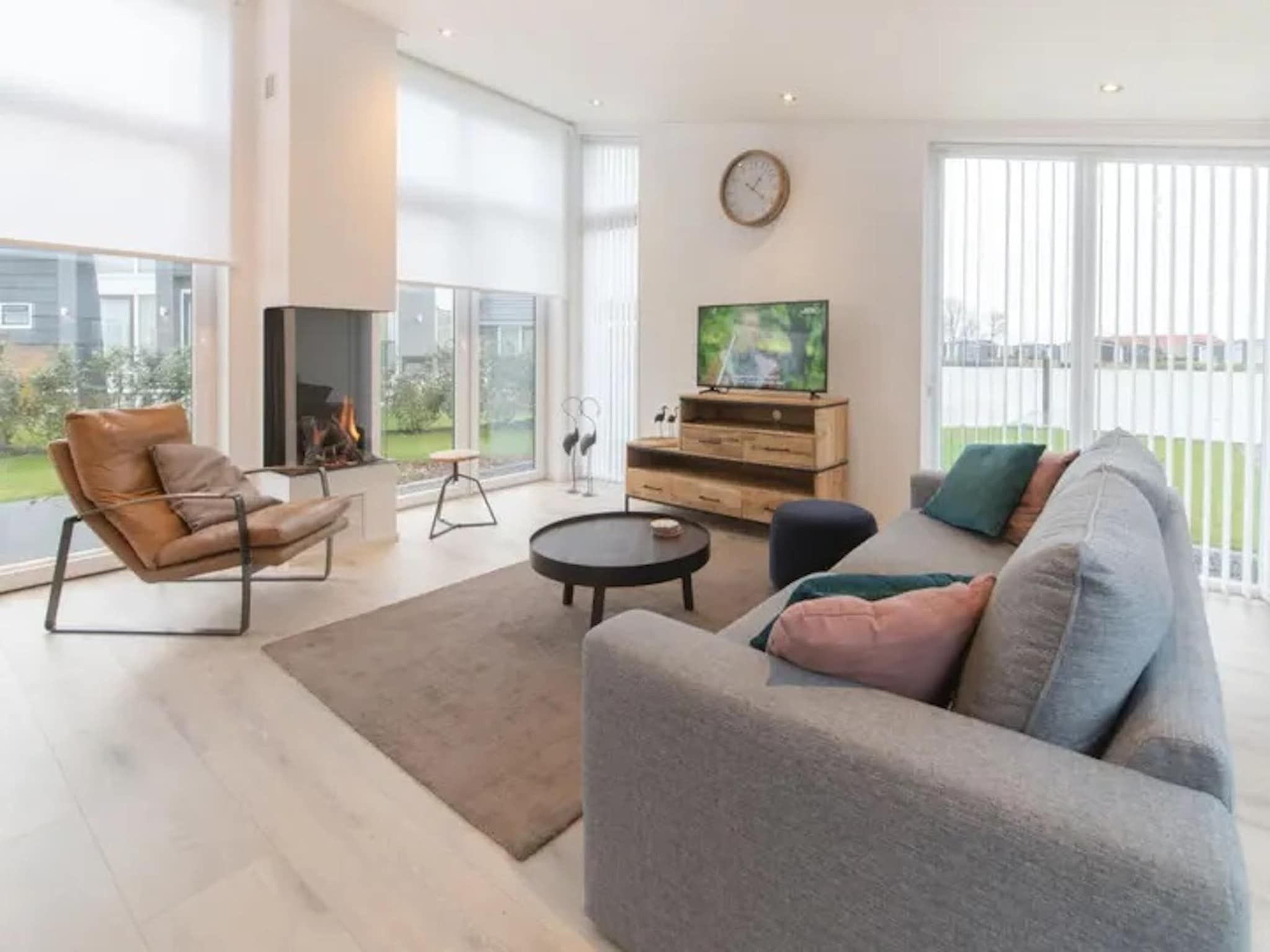De woonkamer van Water Resort Oosterschelde 18A in Wemeldinge