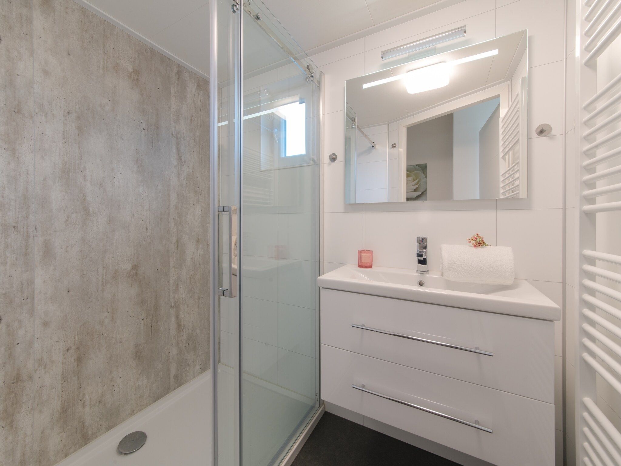 De badkamer van Water Resort Oosterschelde 109 in Wemeldinge