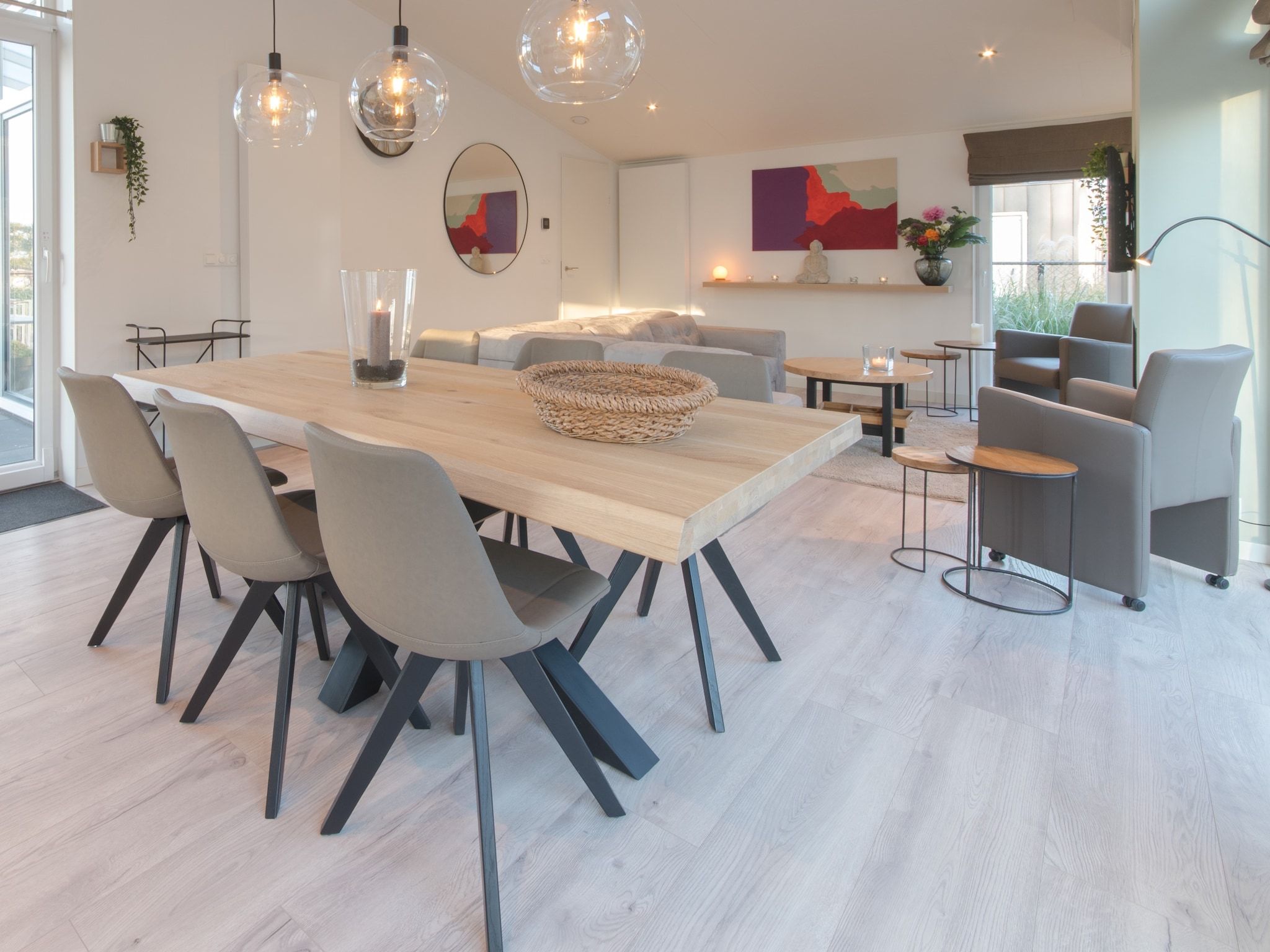 De woonkamer van Water Resort Oosterschelde 109 in Wemeldinge