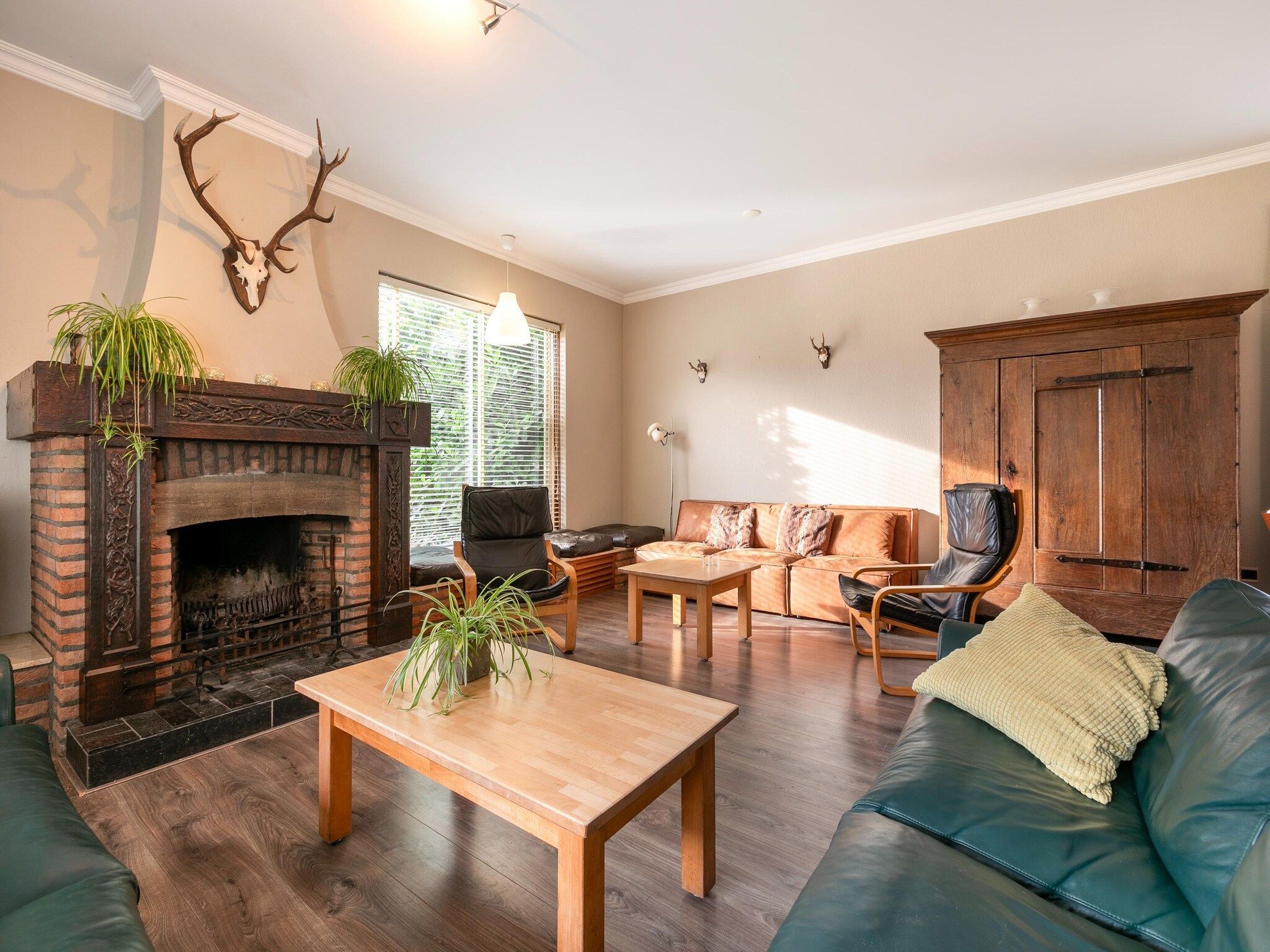 De woonkamer van Vakantiepark Herperduin 21 in Herpen