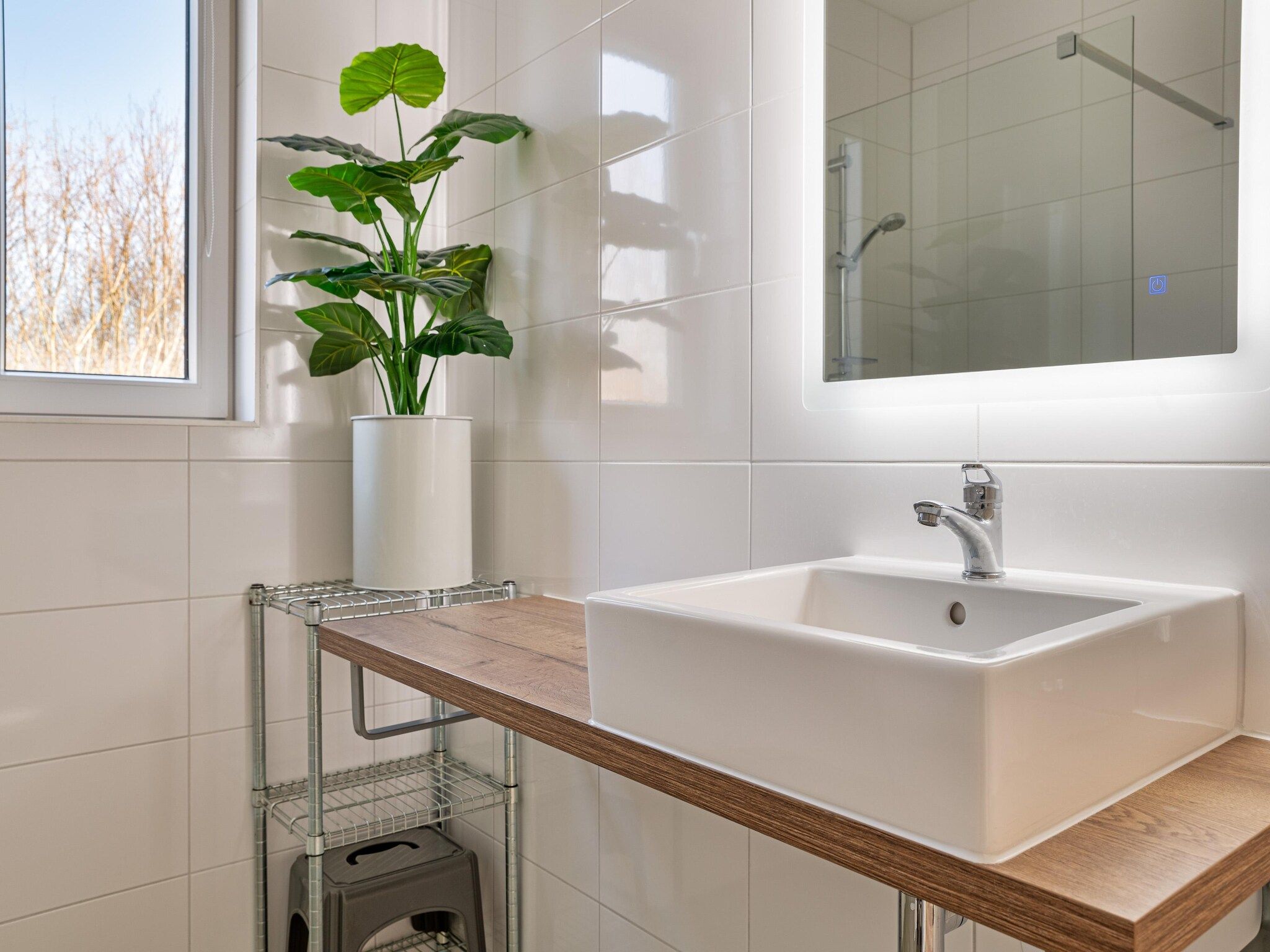 De badkamer van Villapark Akenveen 4 in Tynaarlo