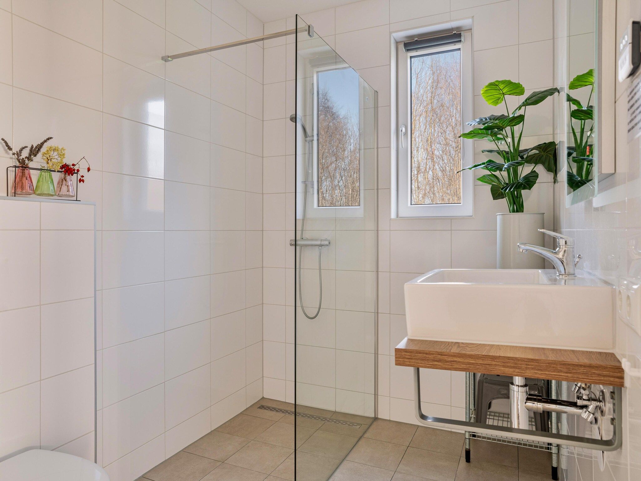 De badkamer van Villapark Akenveen 4 in Tynaarlo