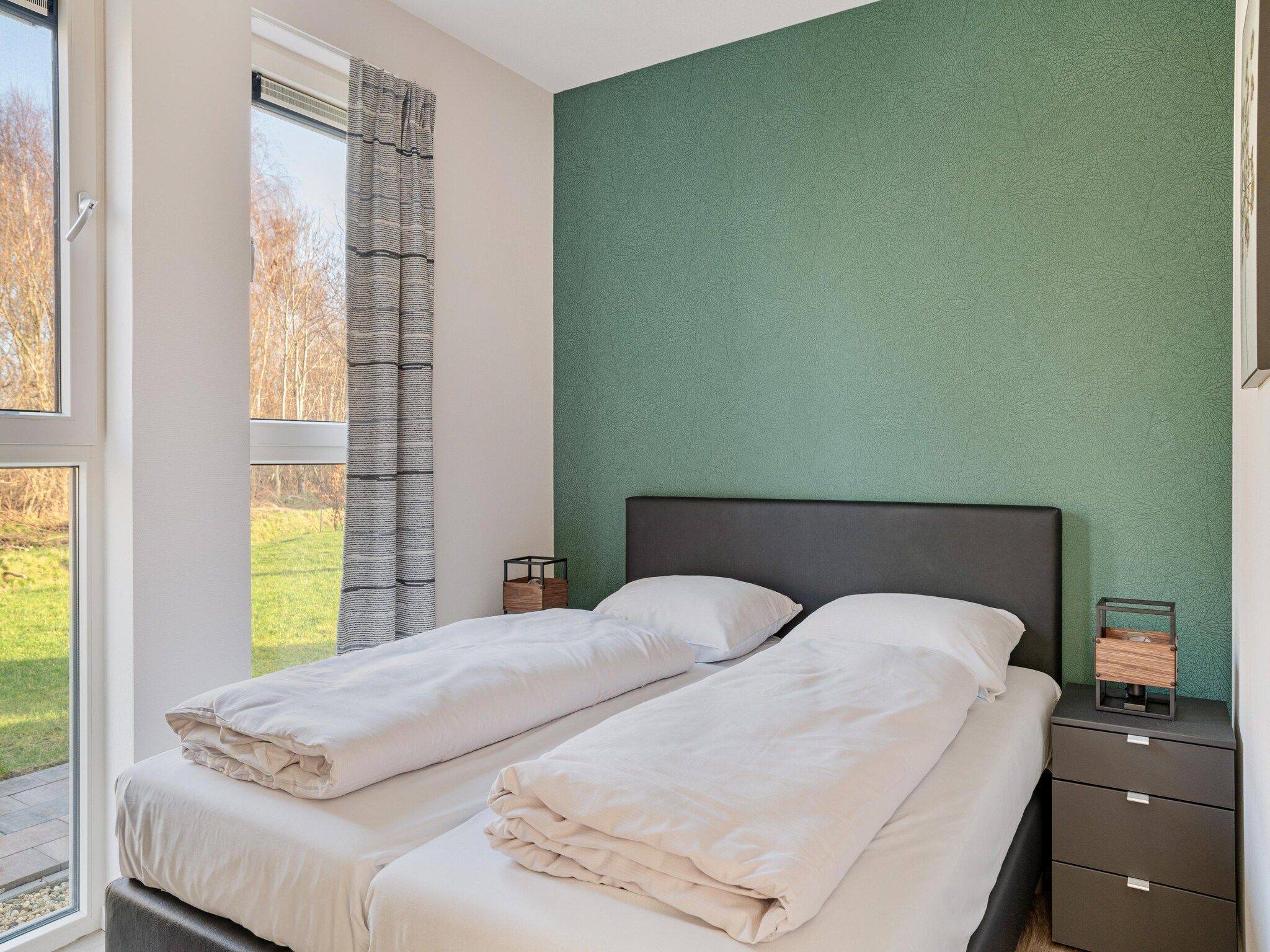 Een slaapkamer van Villapark Akenveen 4 in Tynaarlo