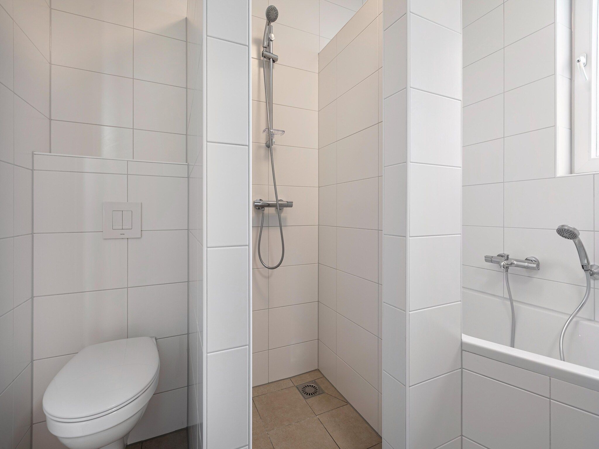 De badkamer van Villapark Akenveen 5 in Tynaarlo