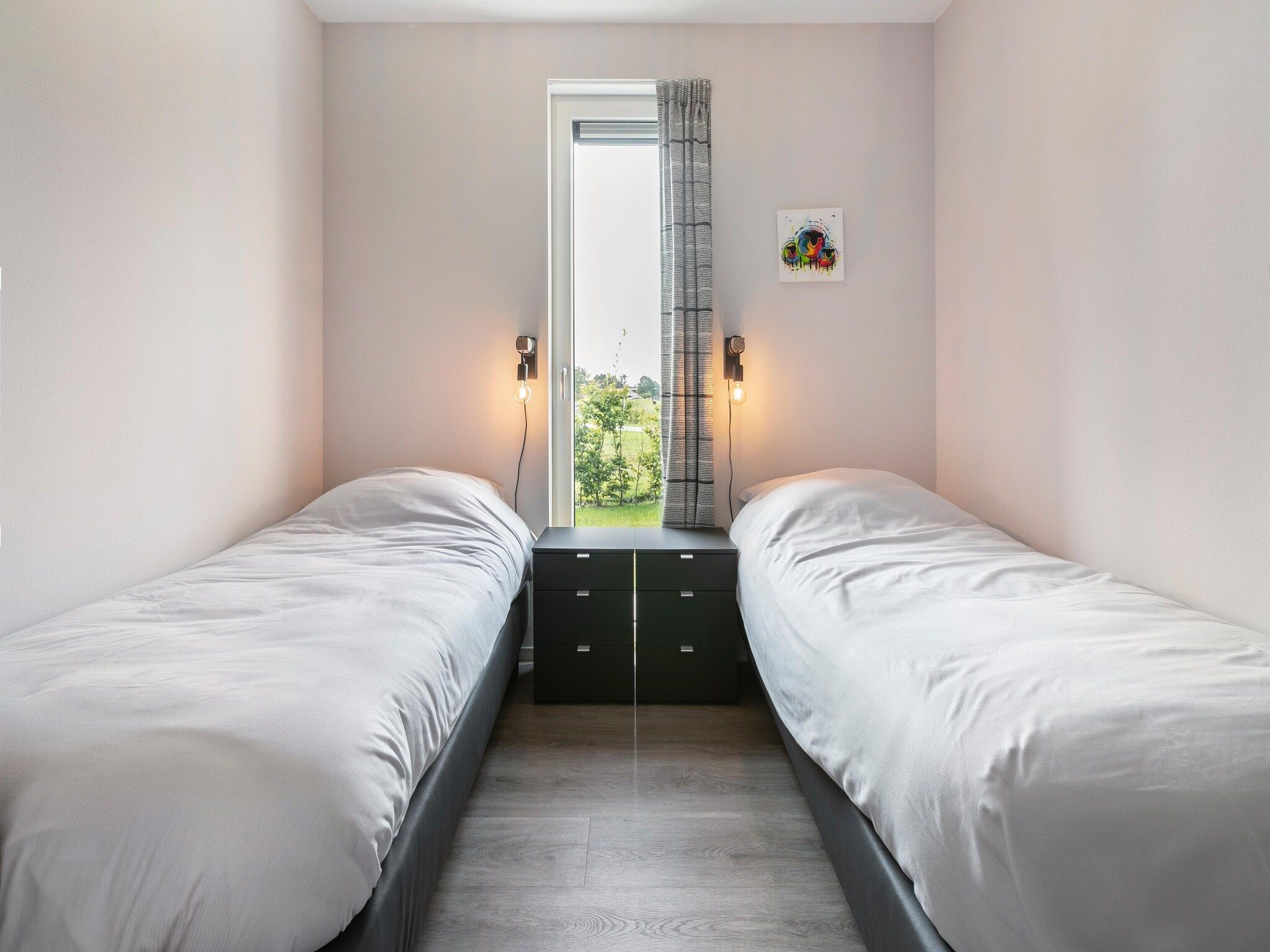 Een slaapkamer van Villapark Akenveen 5 in Tynaarlo