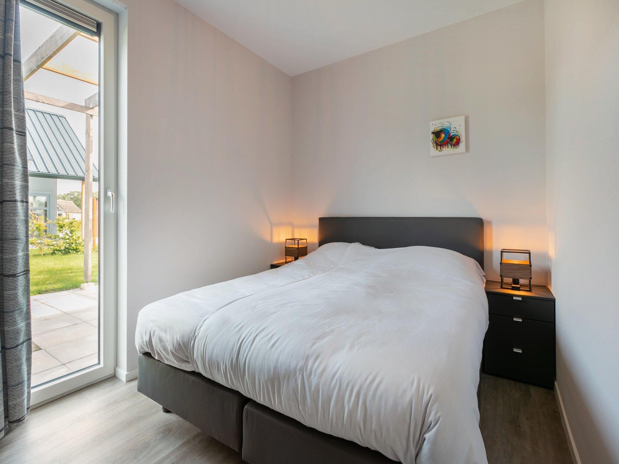 Een slaapkamer van Villapark Akenveen 5 in Tynaarlo