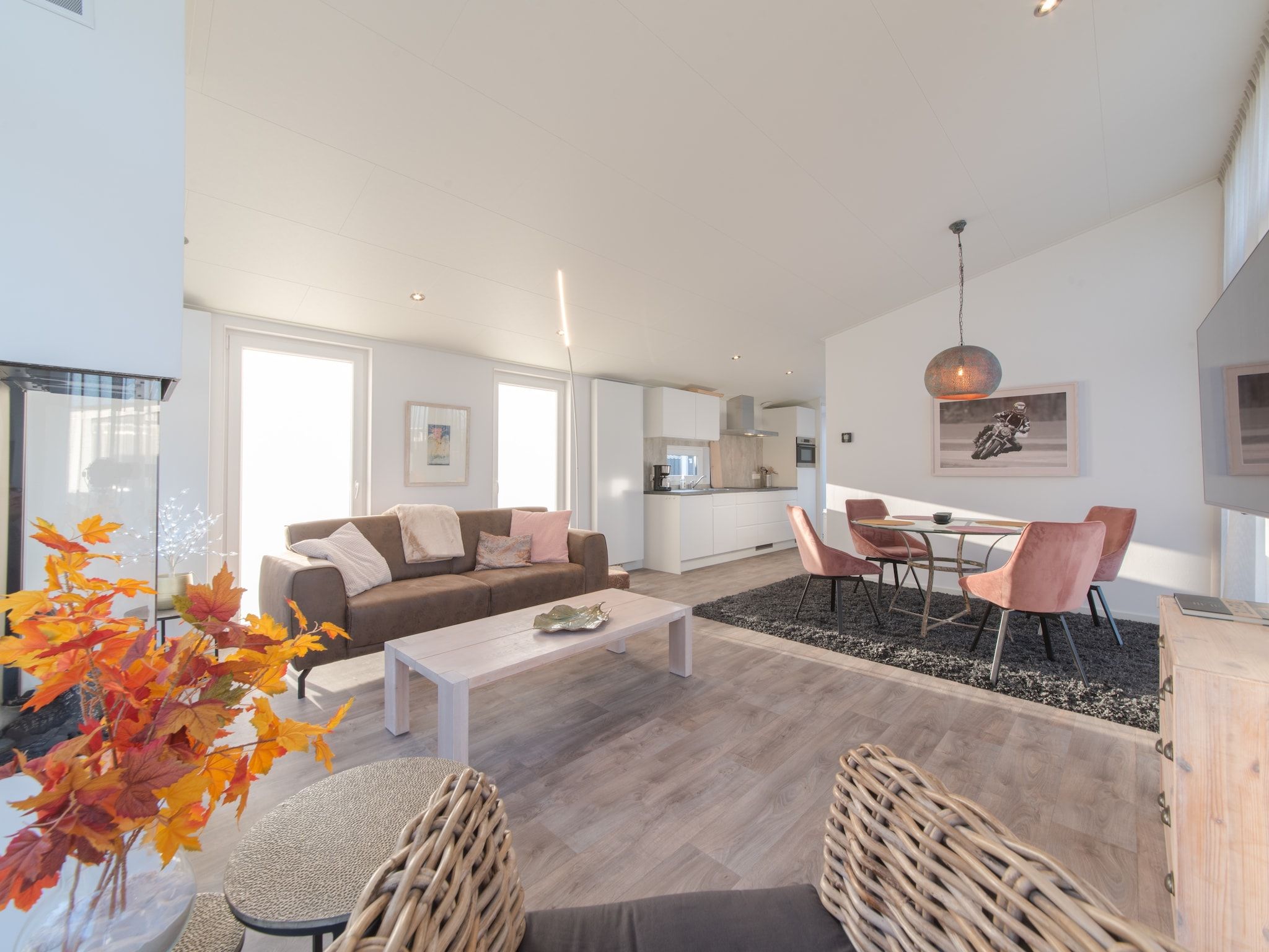 De woonkamer van Water Resort Oosterschelde 101 in Wemeldinge