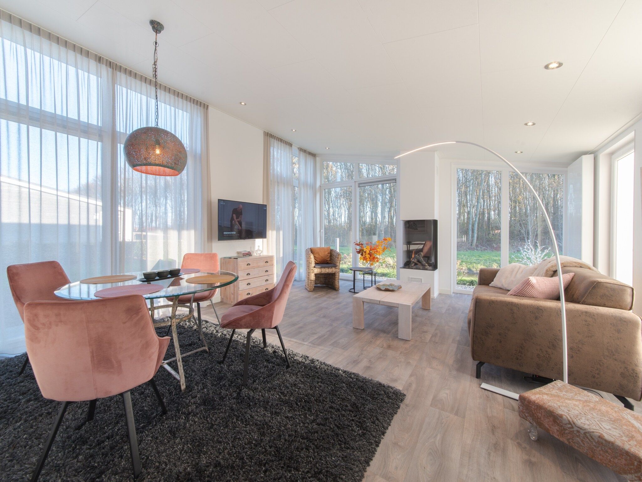 De woonkamer van Water Resort Oosterschelde 101 in Wemeldinge