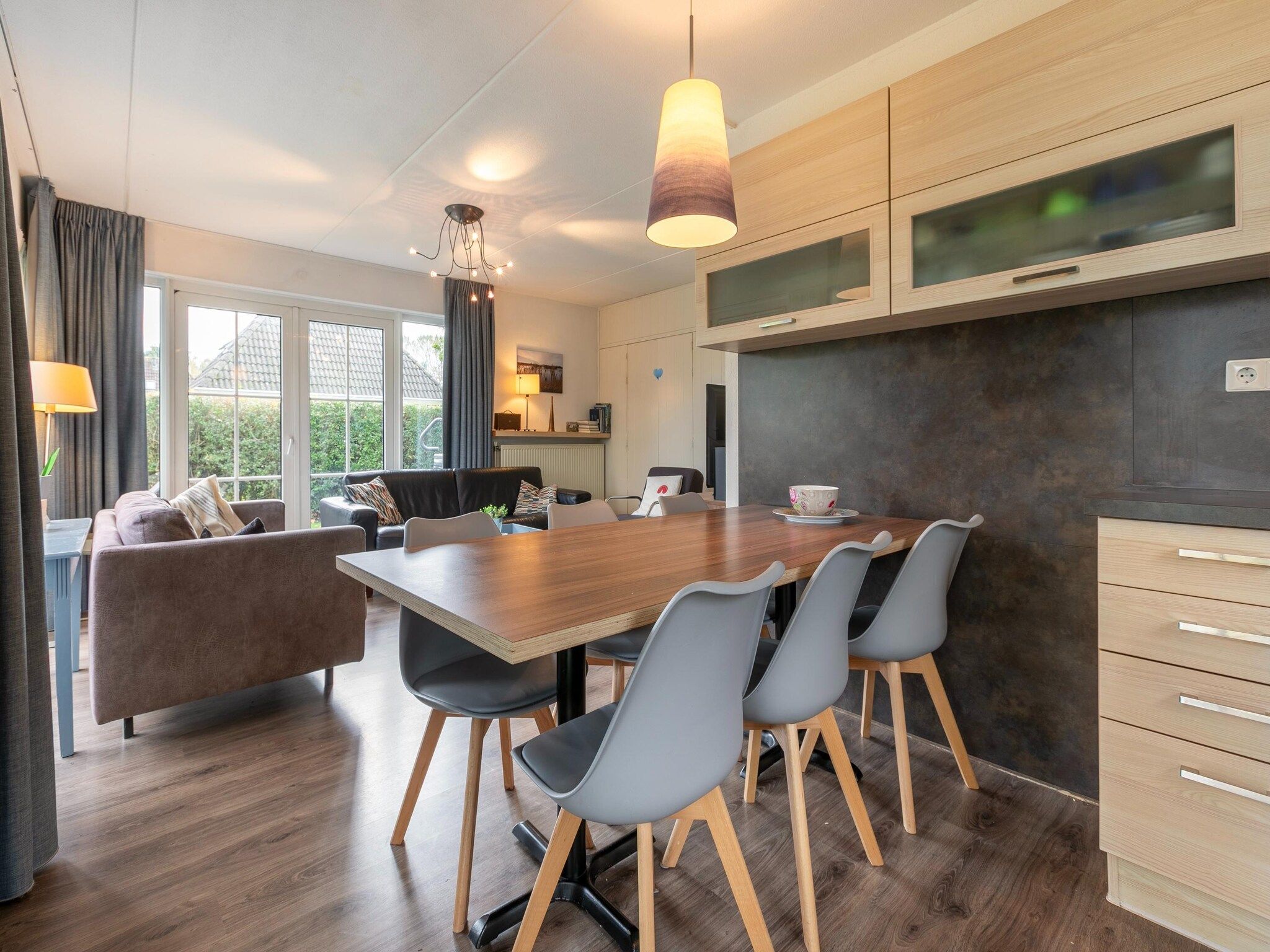 De keuken van Buitenplaats It Wiid 8 in Eernewoud