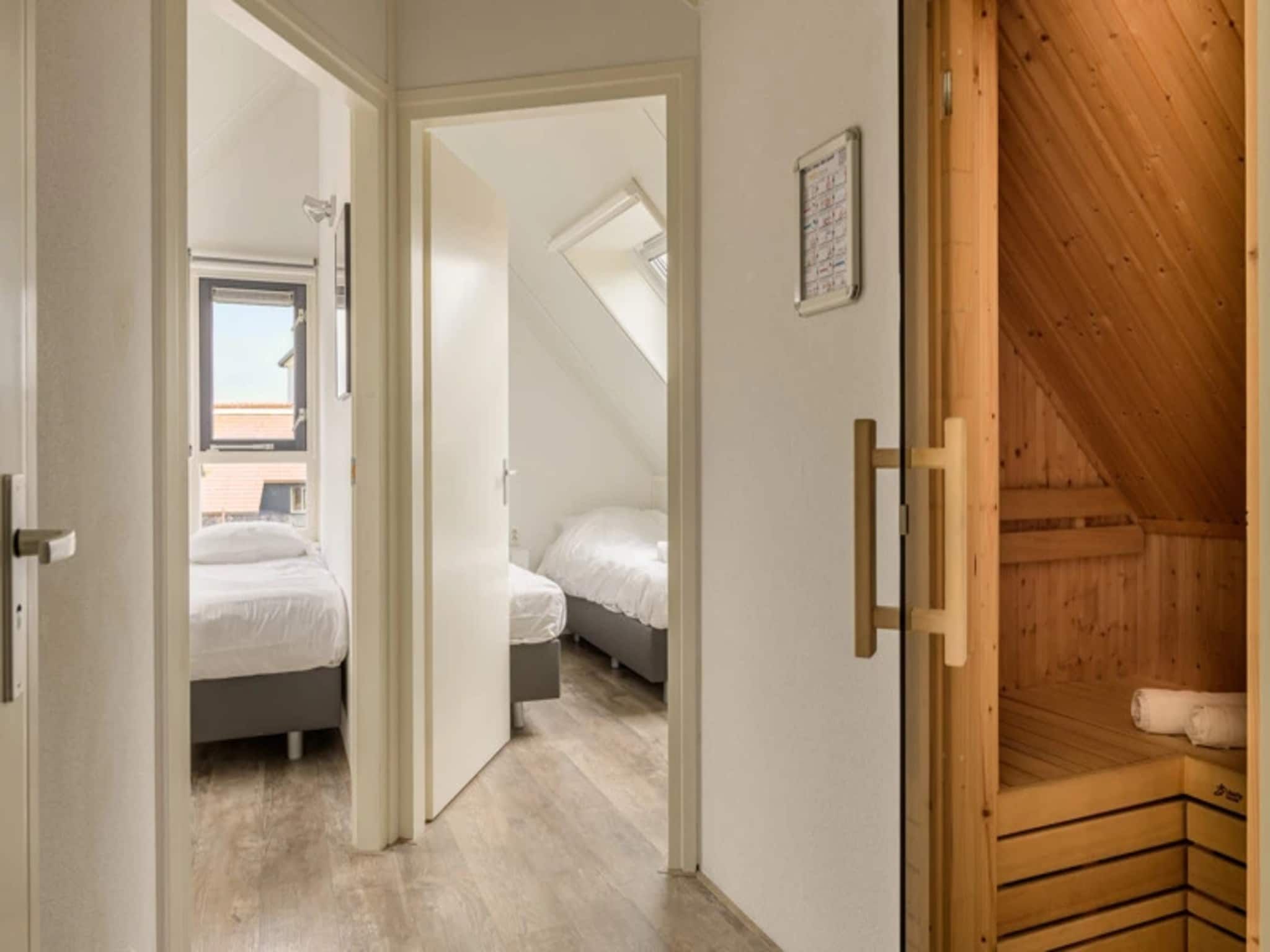 Een slaapkamer van Waterpark Langelille 4 in Langelille