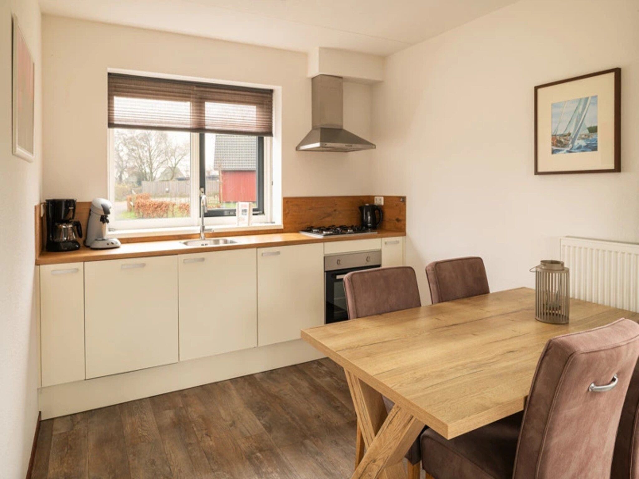 De keuken van Waterpark Langelille 5 in Langelille