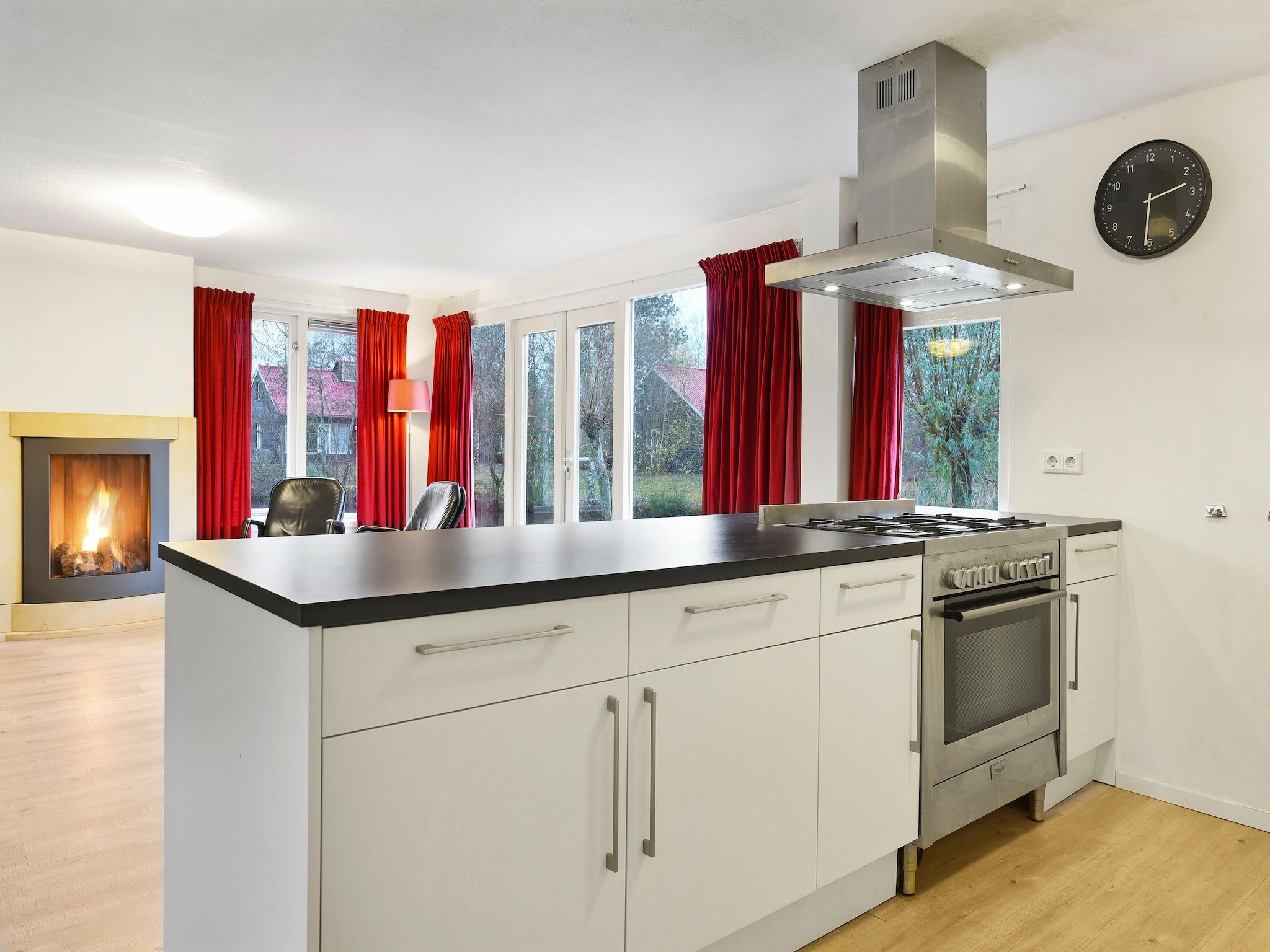 De keuken van Waterpark De Bloemert 4 in Midlaren