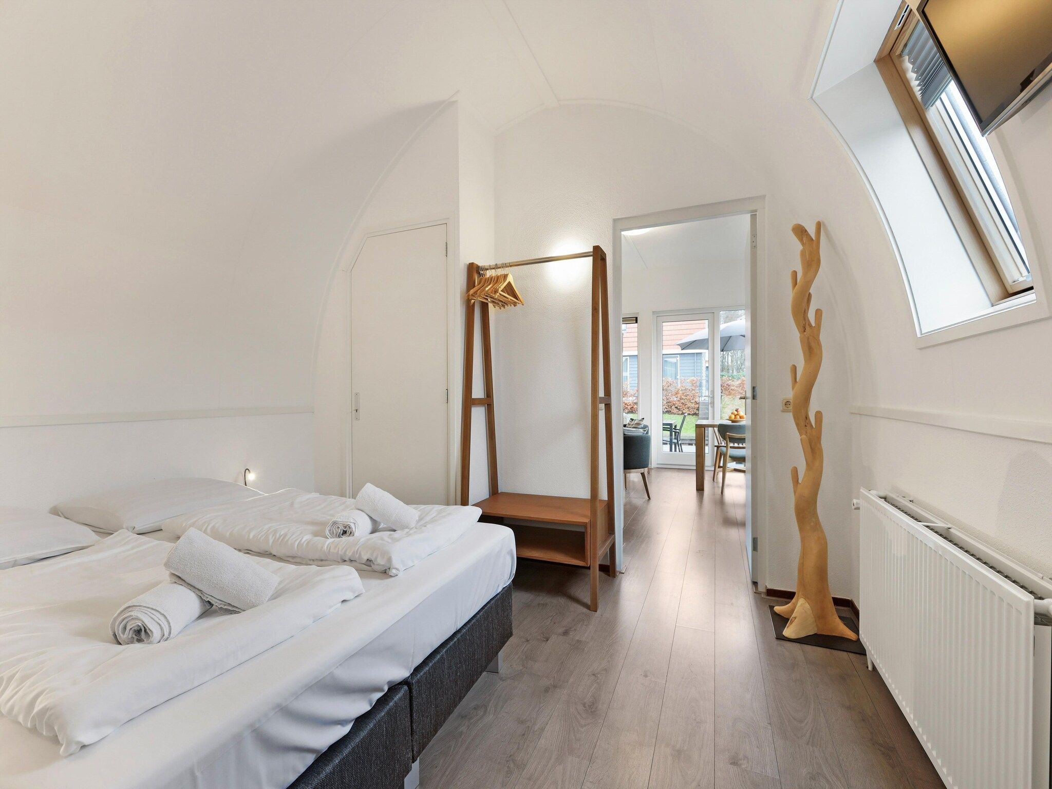 Een slaapkamer van Waterpark De Bloemert 6 in Midlaren