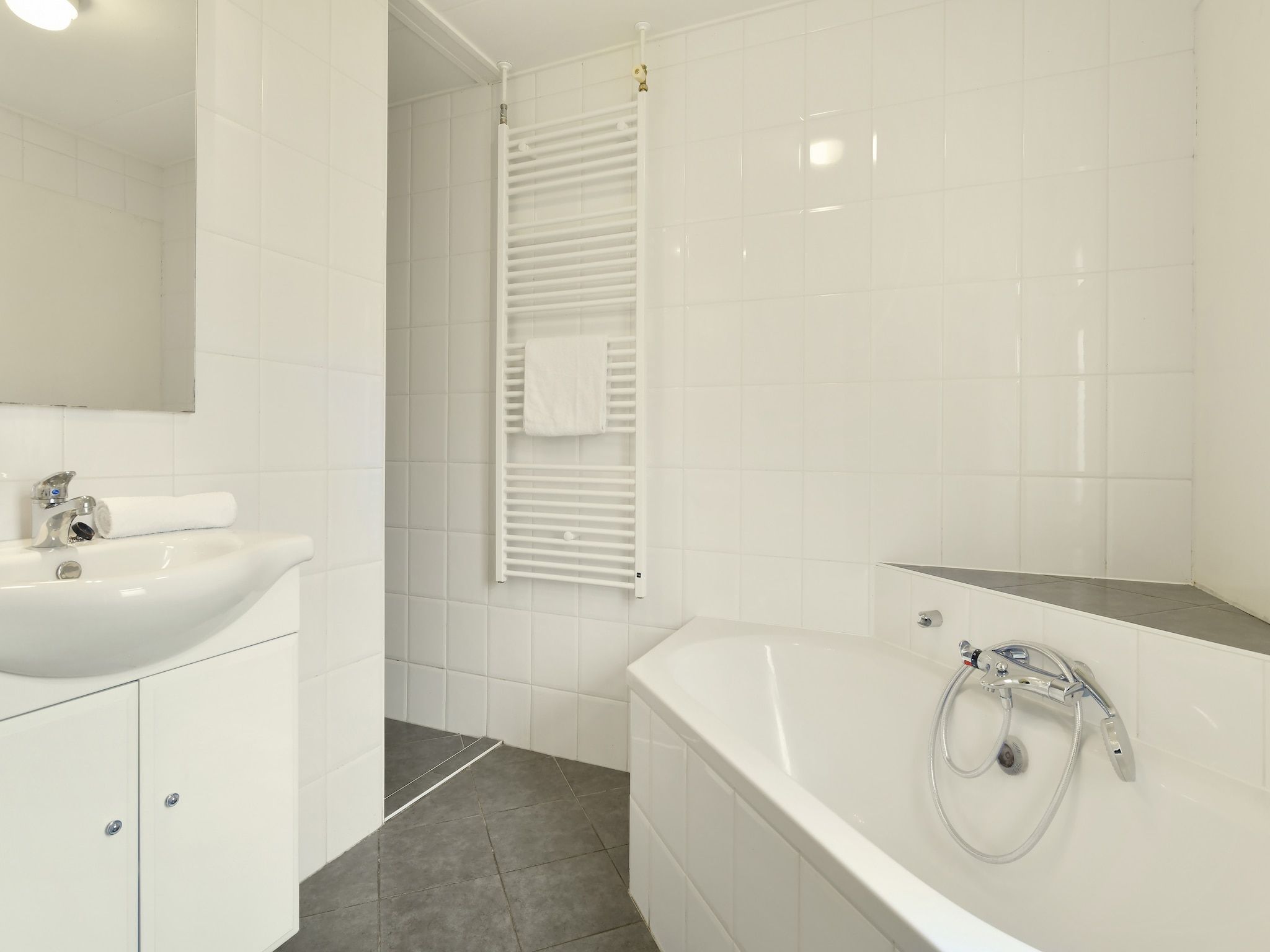 De badkamer van Waterpark De Bloemert 10 in Midlaren