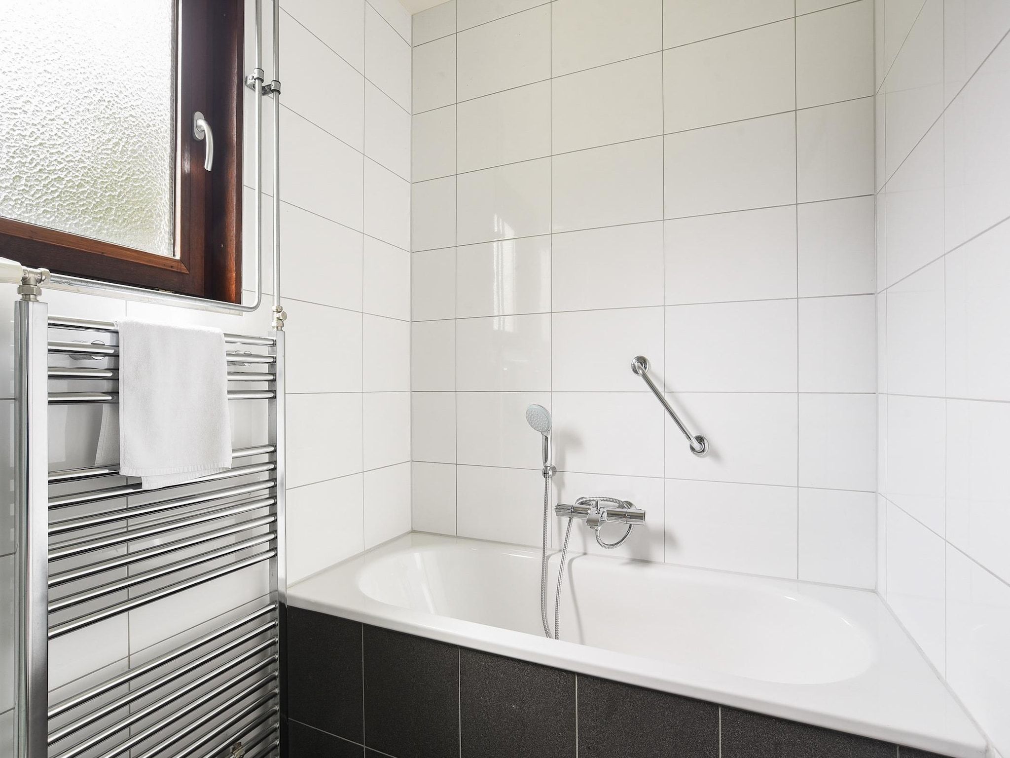 De badkamer van Bungalow 4B1 in Vijlen