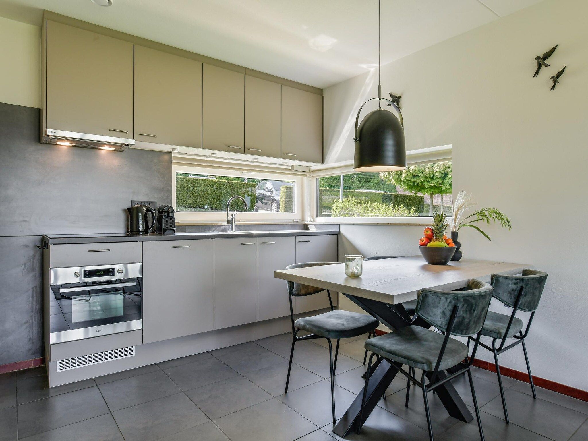 De keuken van Vakantiepark Reevallis 4 in Vijlen