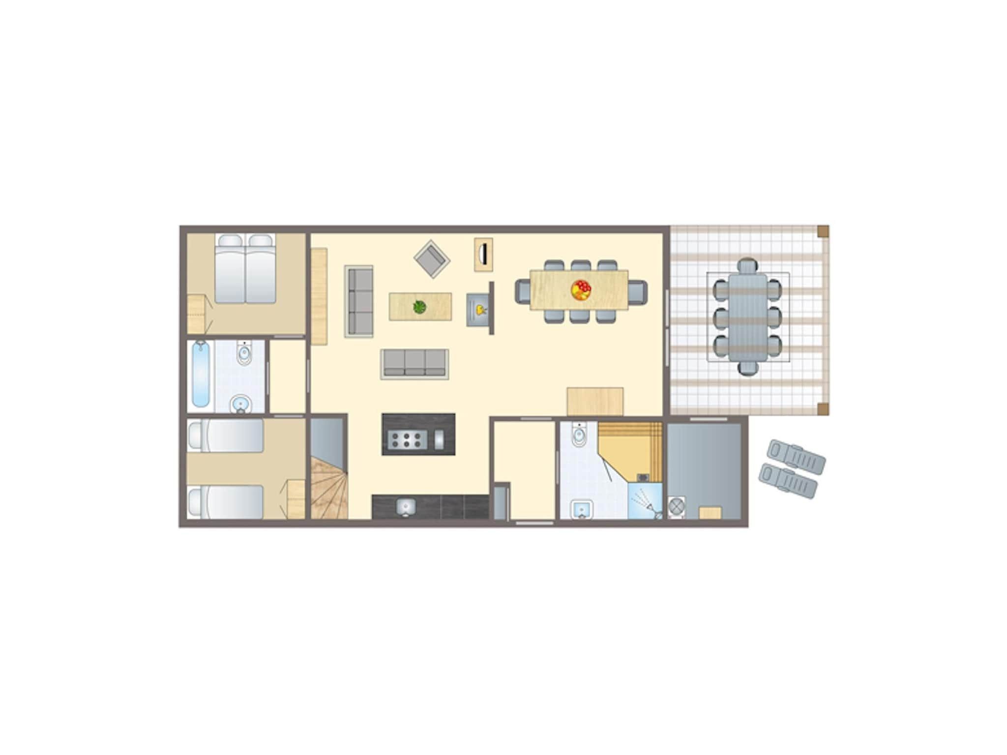 Voorzieningen bij Parc Port Greve 19 in Brouwershaven