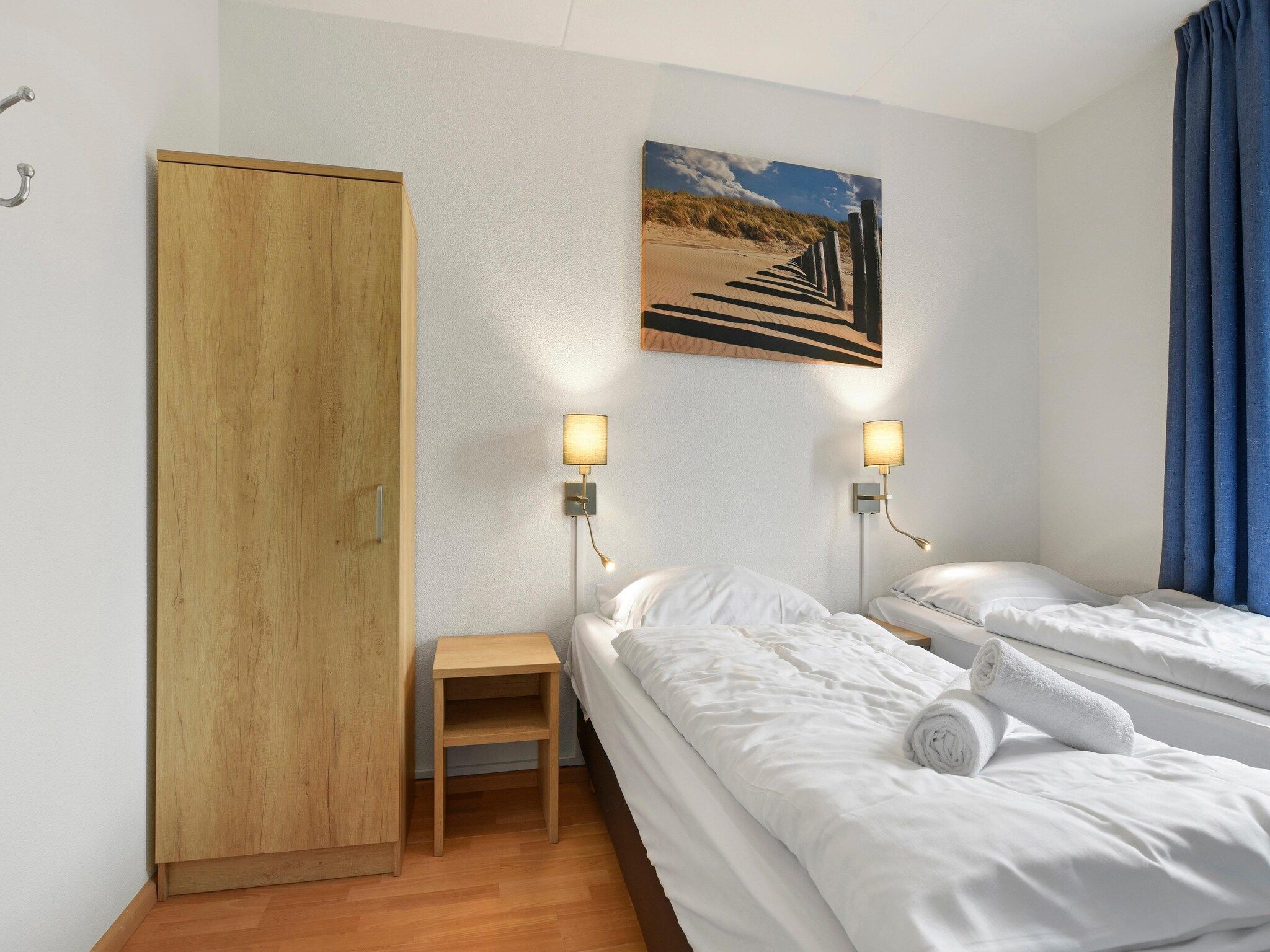 Een slaapkamer van Parc Port Greve 20 in Brouwershaven