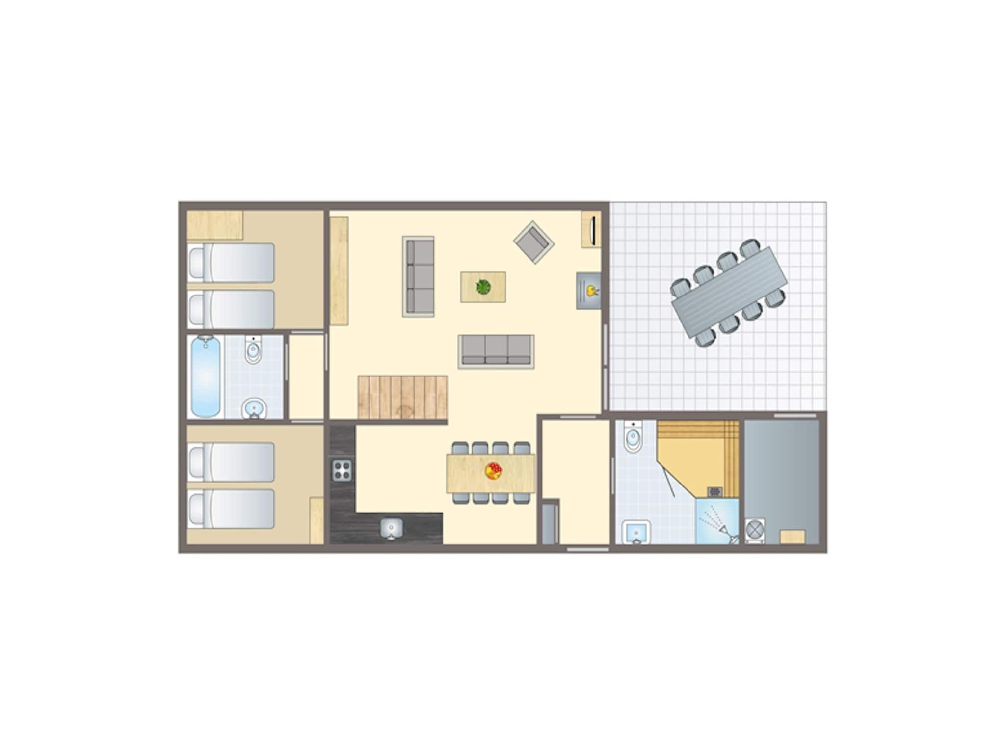 Voorzieningen bij Parc Port Greve 22 in Brouwershaven