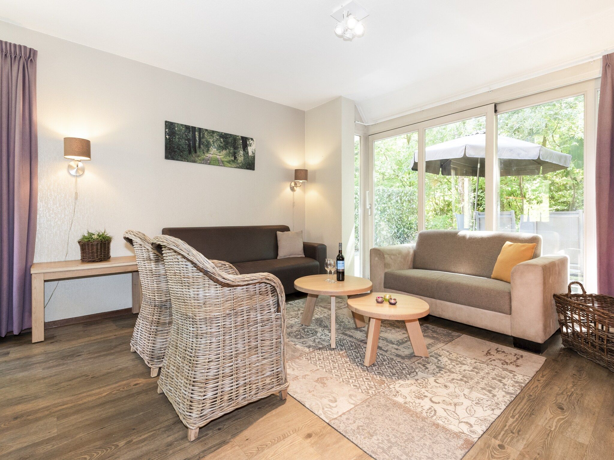 De woonkamer van Parc Duc de Brabant 11 in Diessen-Baarschot