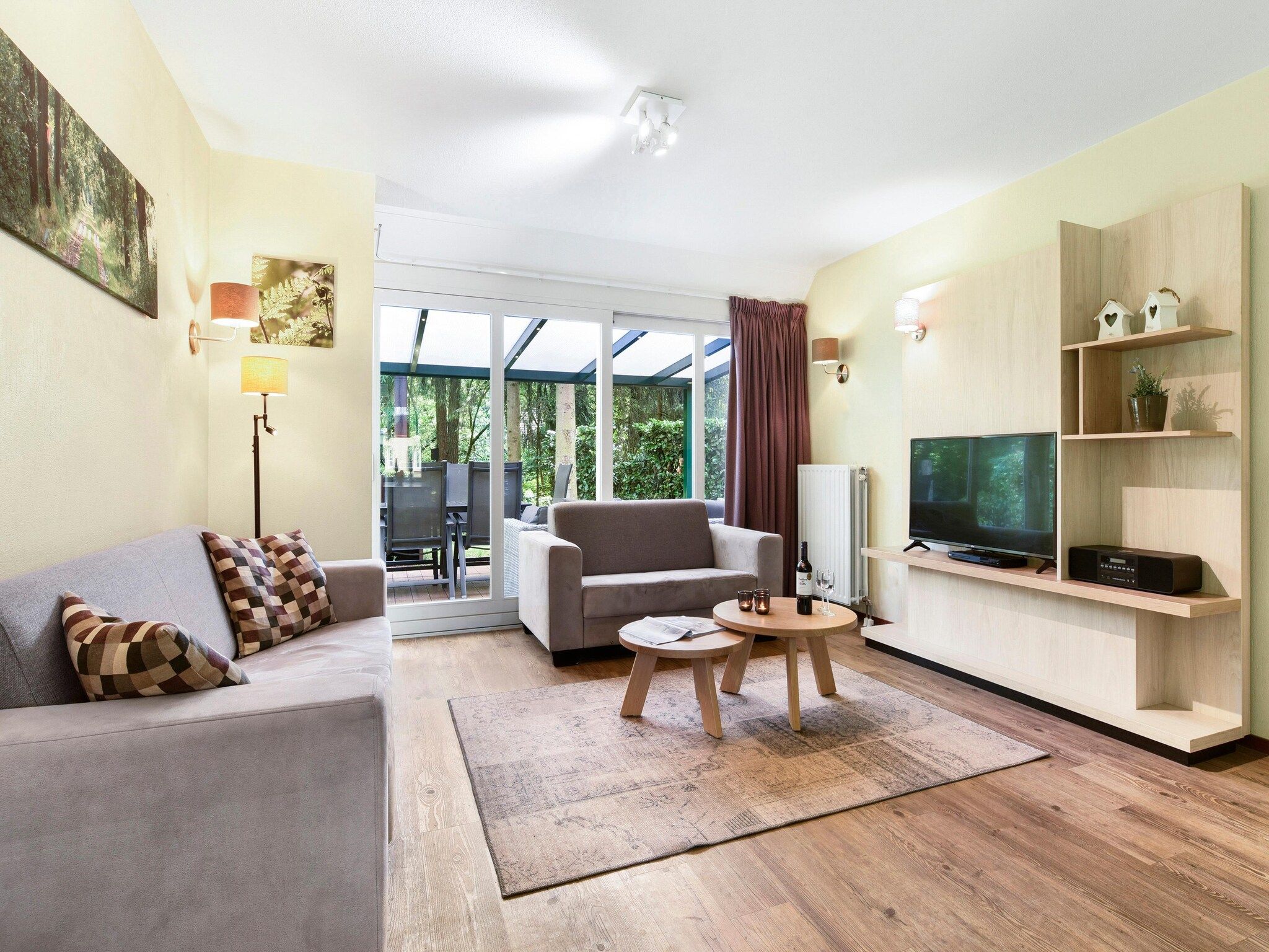 De woonkamer van Parc Duc de Brabant 12 in Diessen-Baarschot