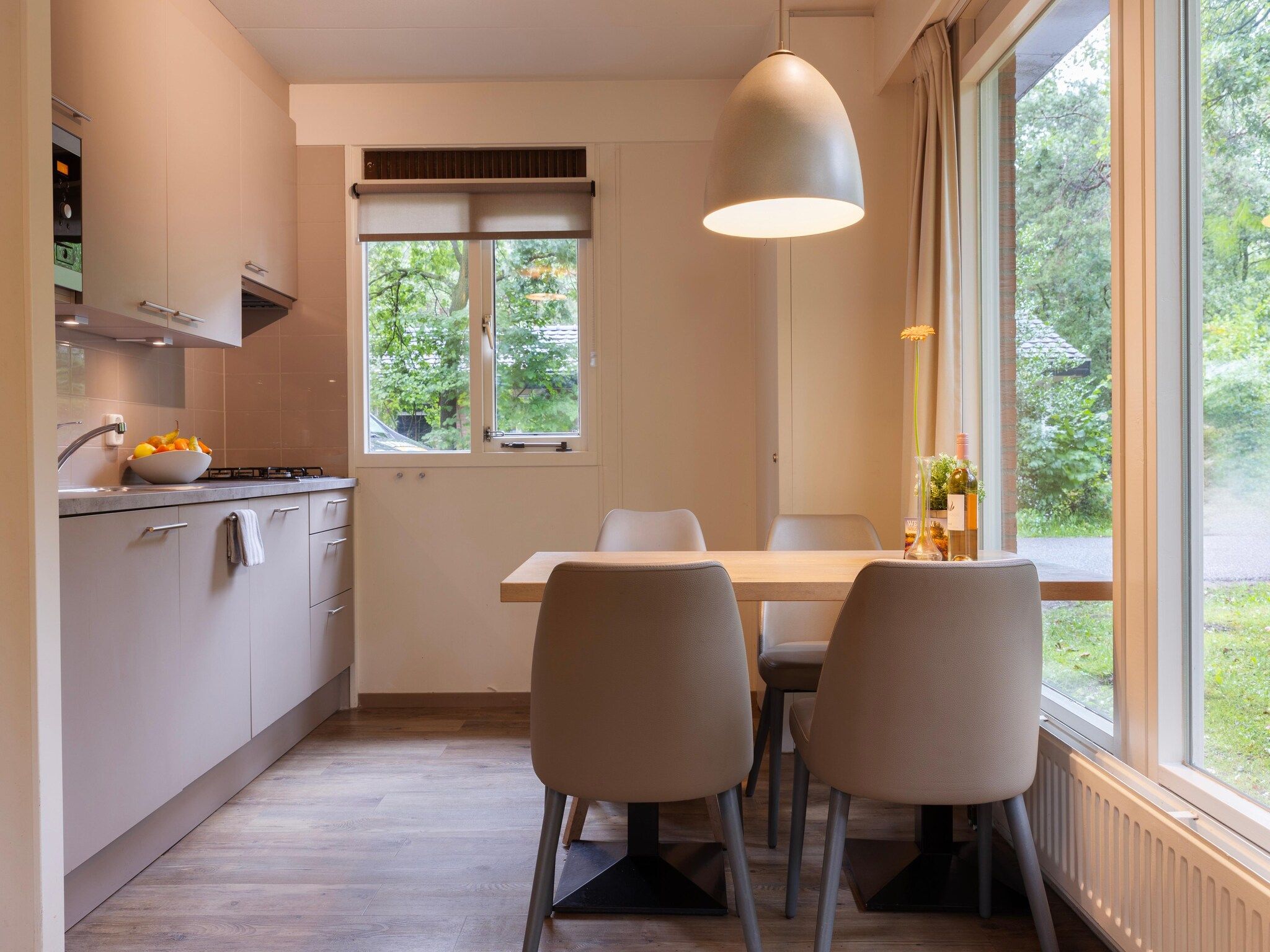 De keuken van Parc Heihaas 6 in Putten