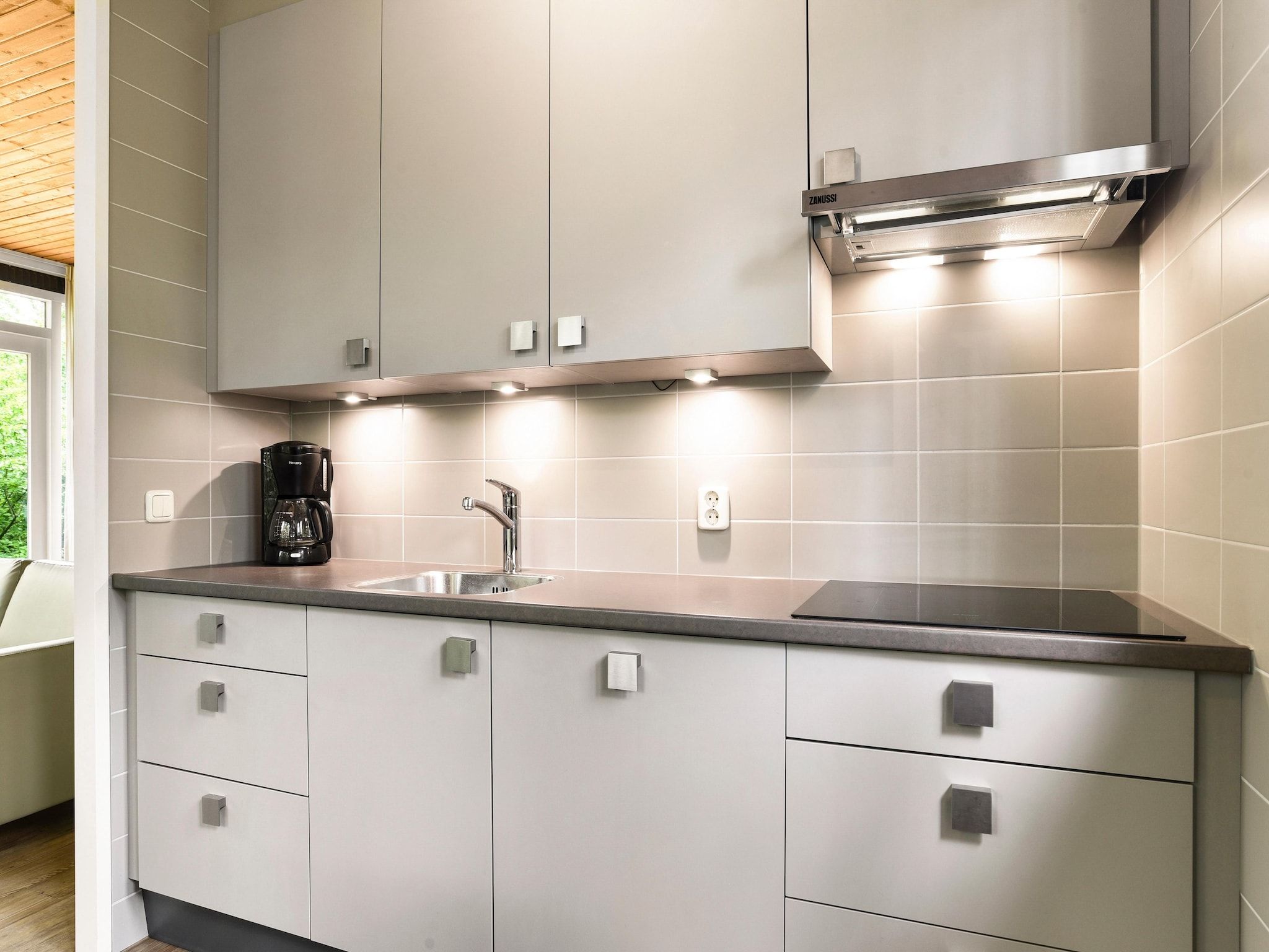 De keuken van Parc Heihaas 11 in Putten