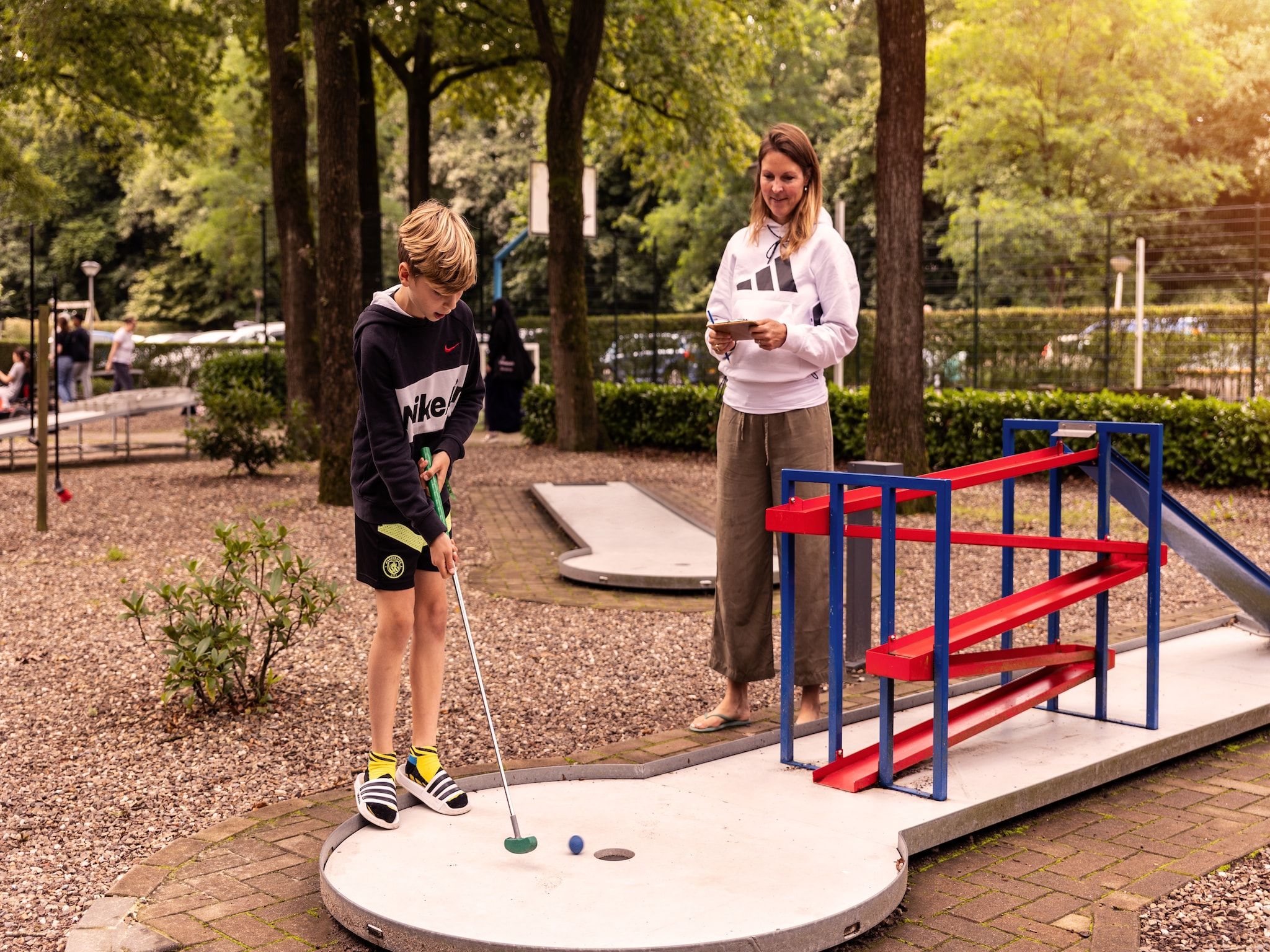 Parkfaciliteiten bij Parc Heihaas 12 in Putten
