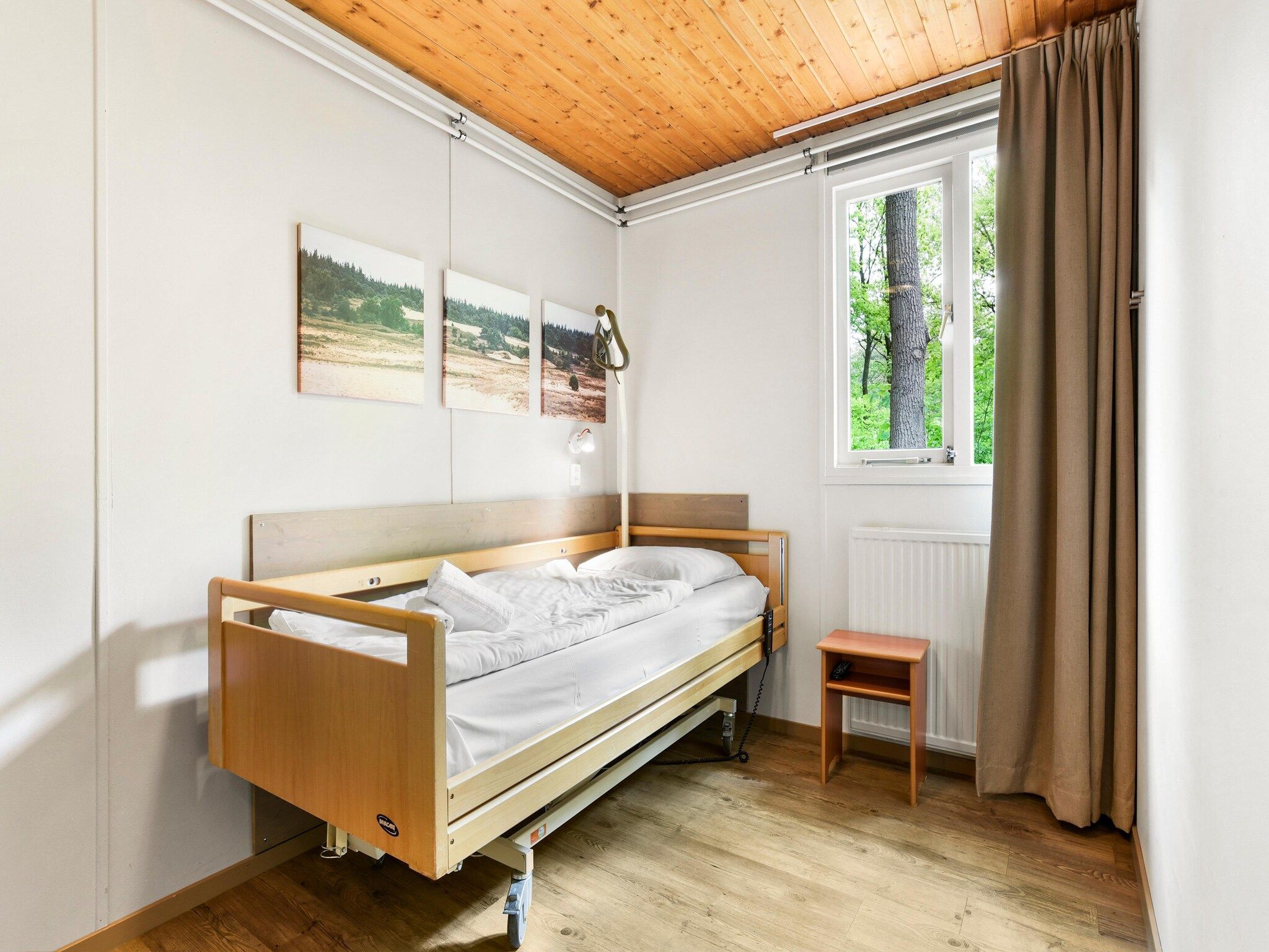 Een slaapkamer van Parc Heihaas 13 in Putten