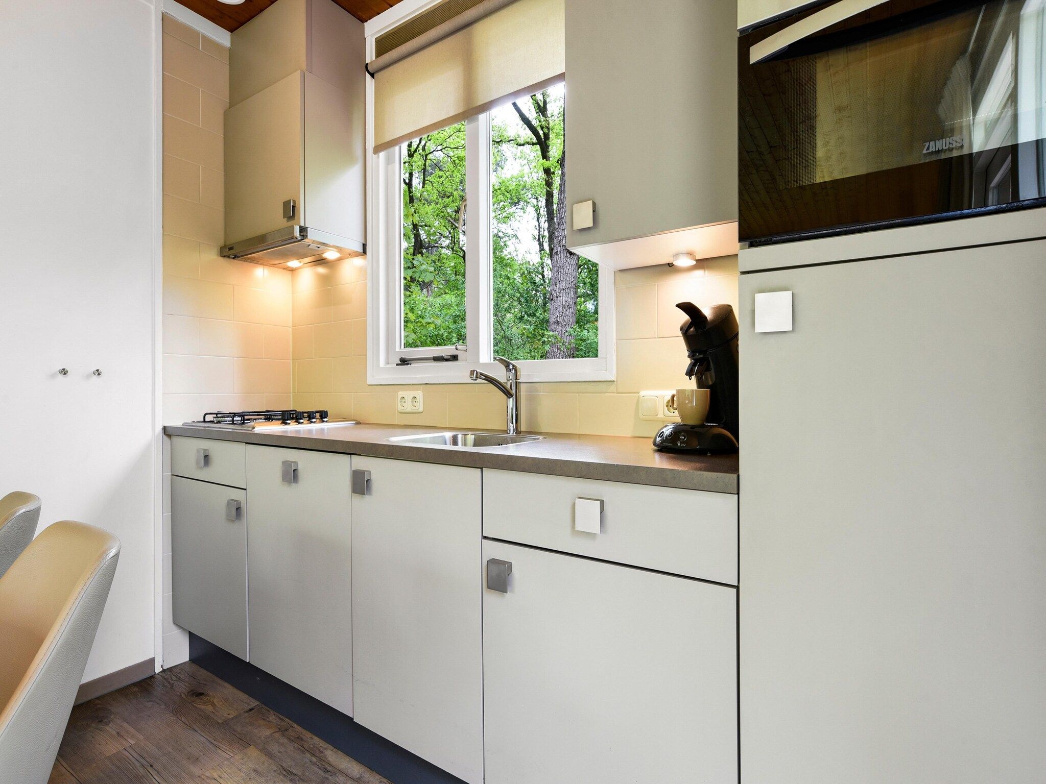 De keuken van Parc Heihaas 13 in Putten