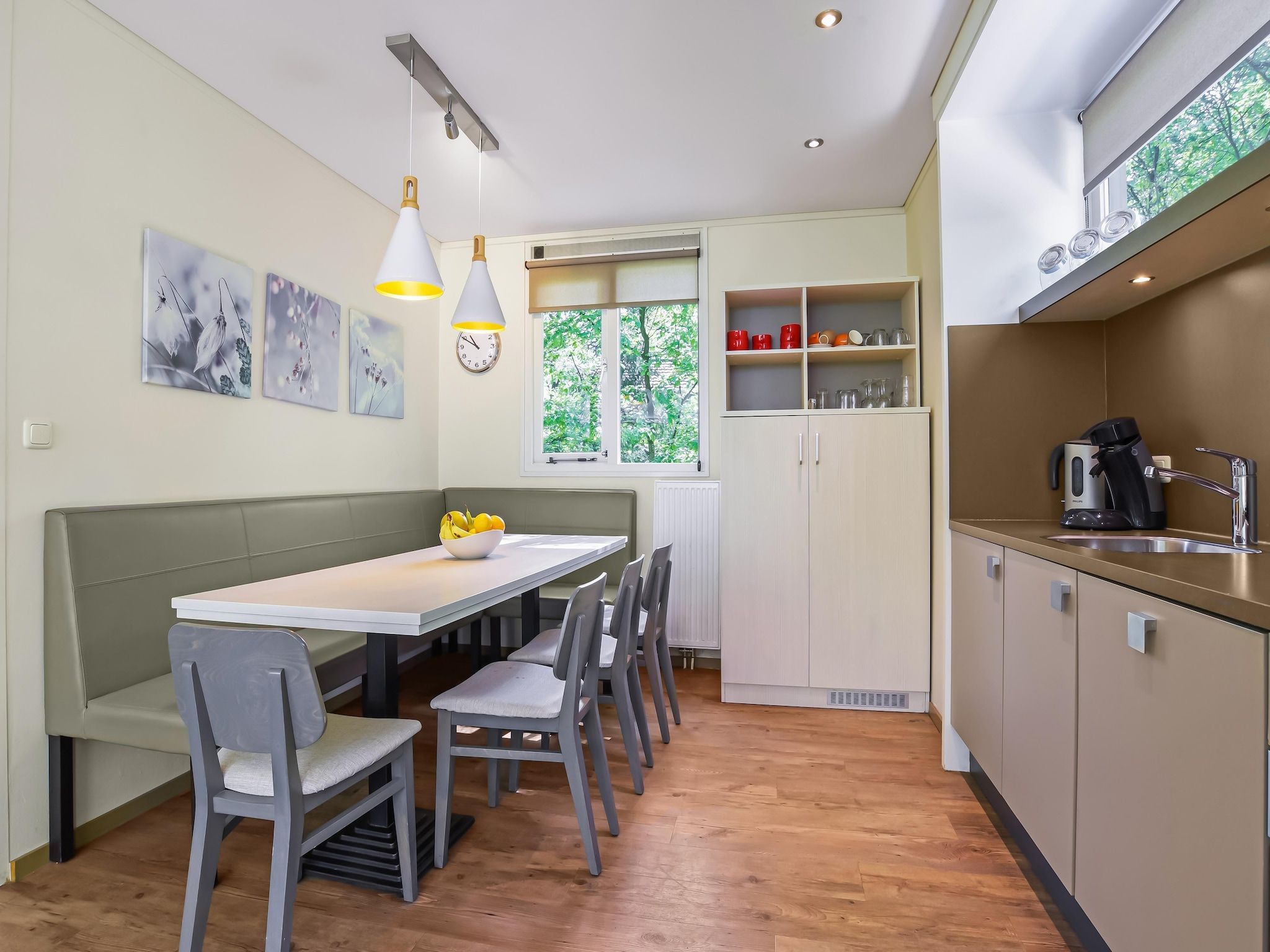 De keuken van Parc Heihaas 14 in Putten