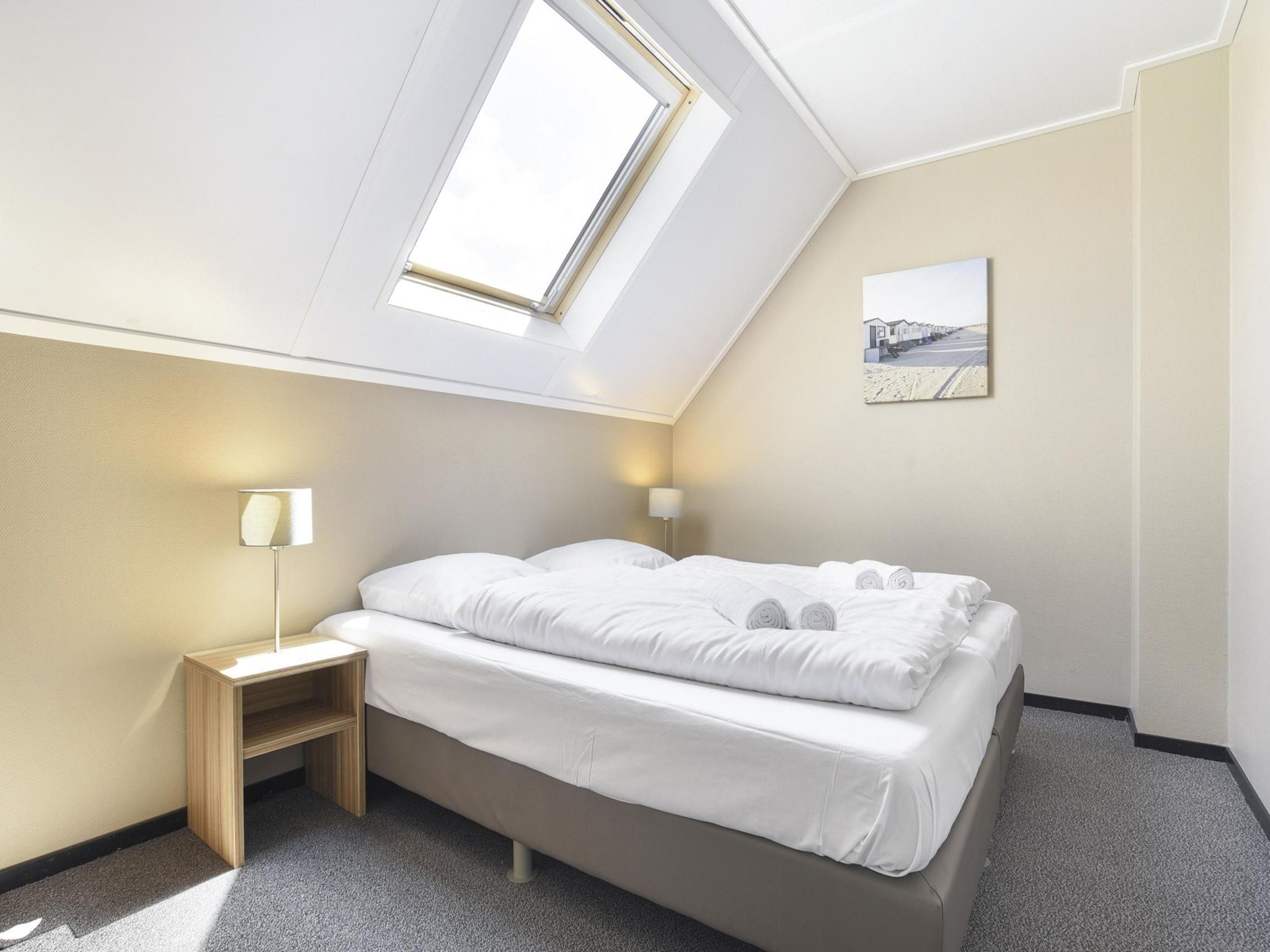 Een slaapkamer van Strand Resort Nieuwvliet-Bad 3 in Nieuwvliet