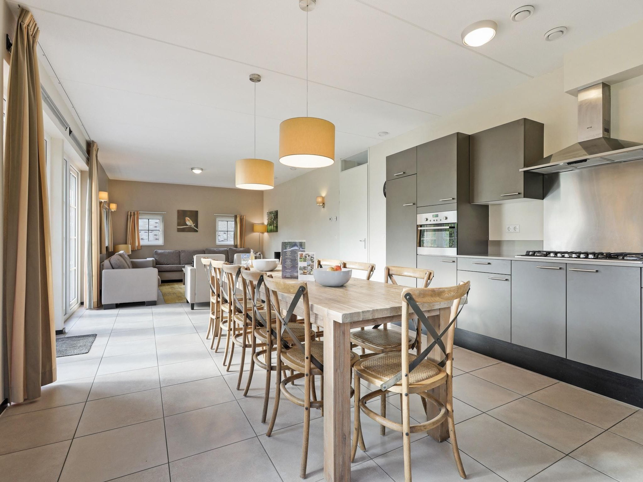 De keuken van Strand Resort Nieuwvliet-Bad 3 in Nieuwvliet