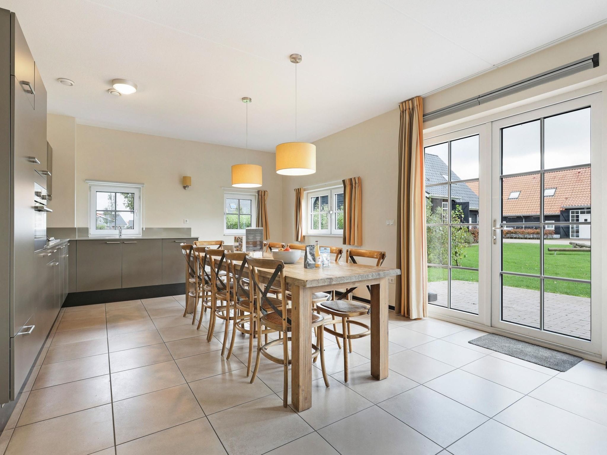 De keuken van Strand Resort Nieuwvliet-Bad 3 in Nieuwvliet