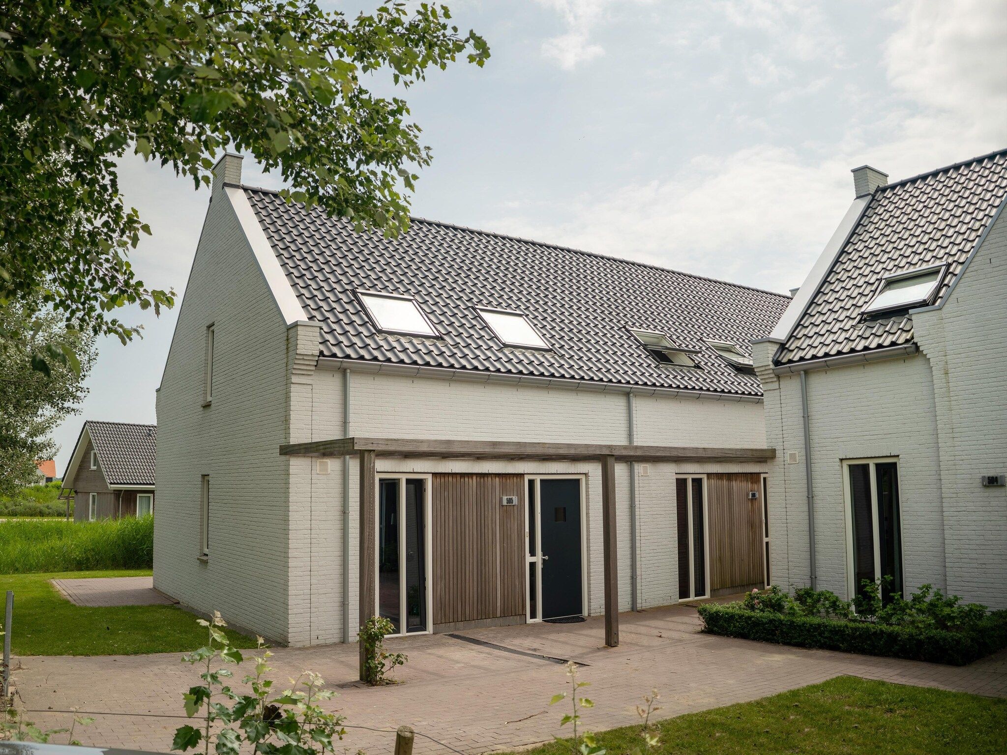 De buitenkant van Strand Resort Nieuwvliet-Bad 5 in Nieuwvliet