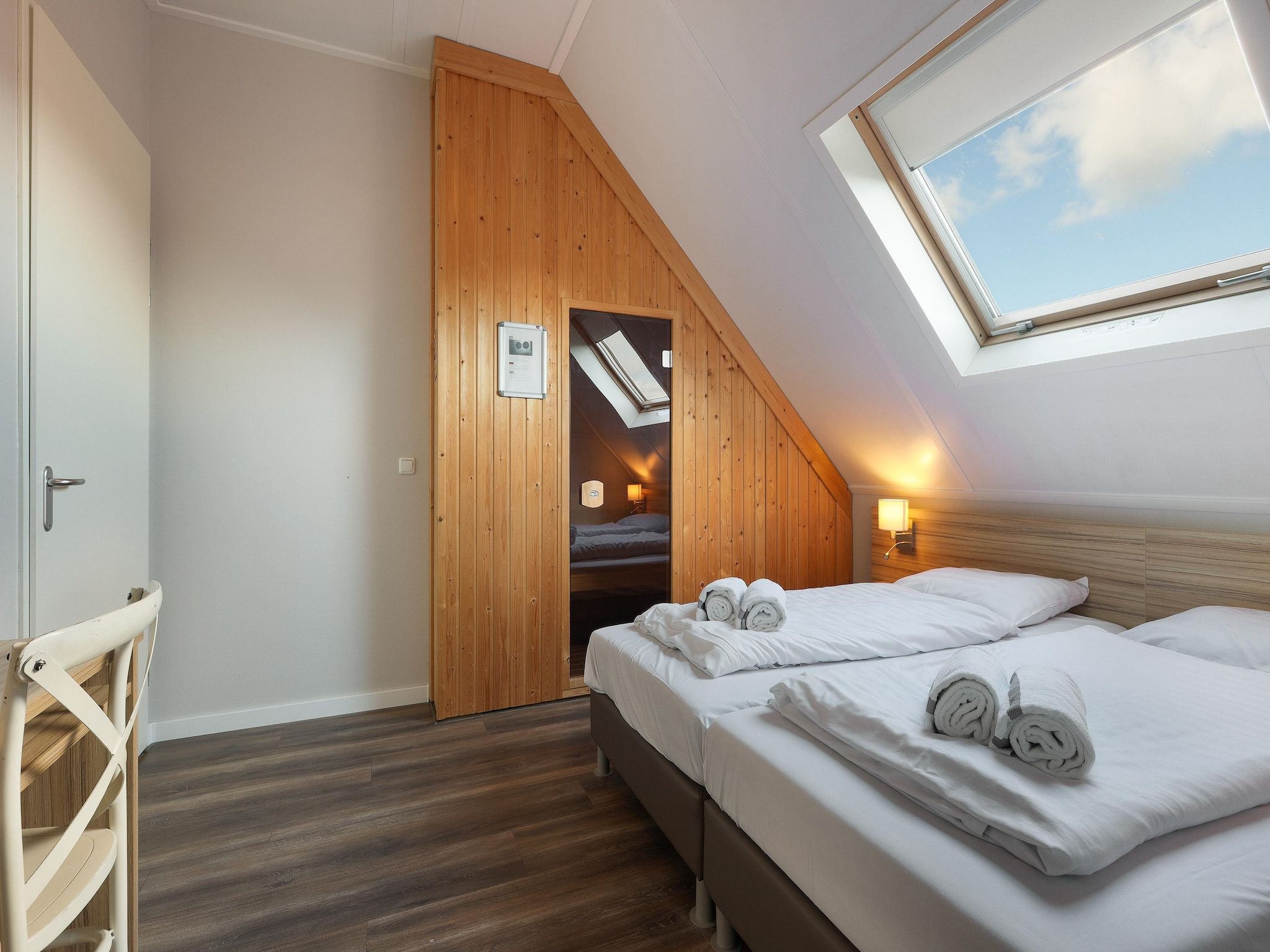 Een slaapkamer van Strand Resort Nieuwvliet-Bad 6 in Nieuwvliet