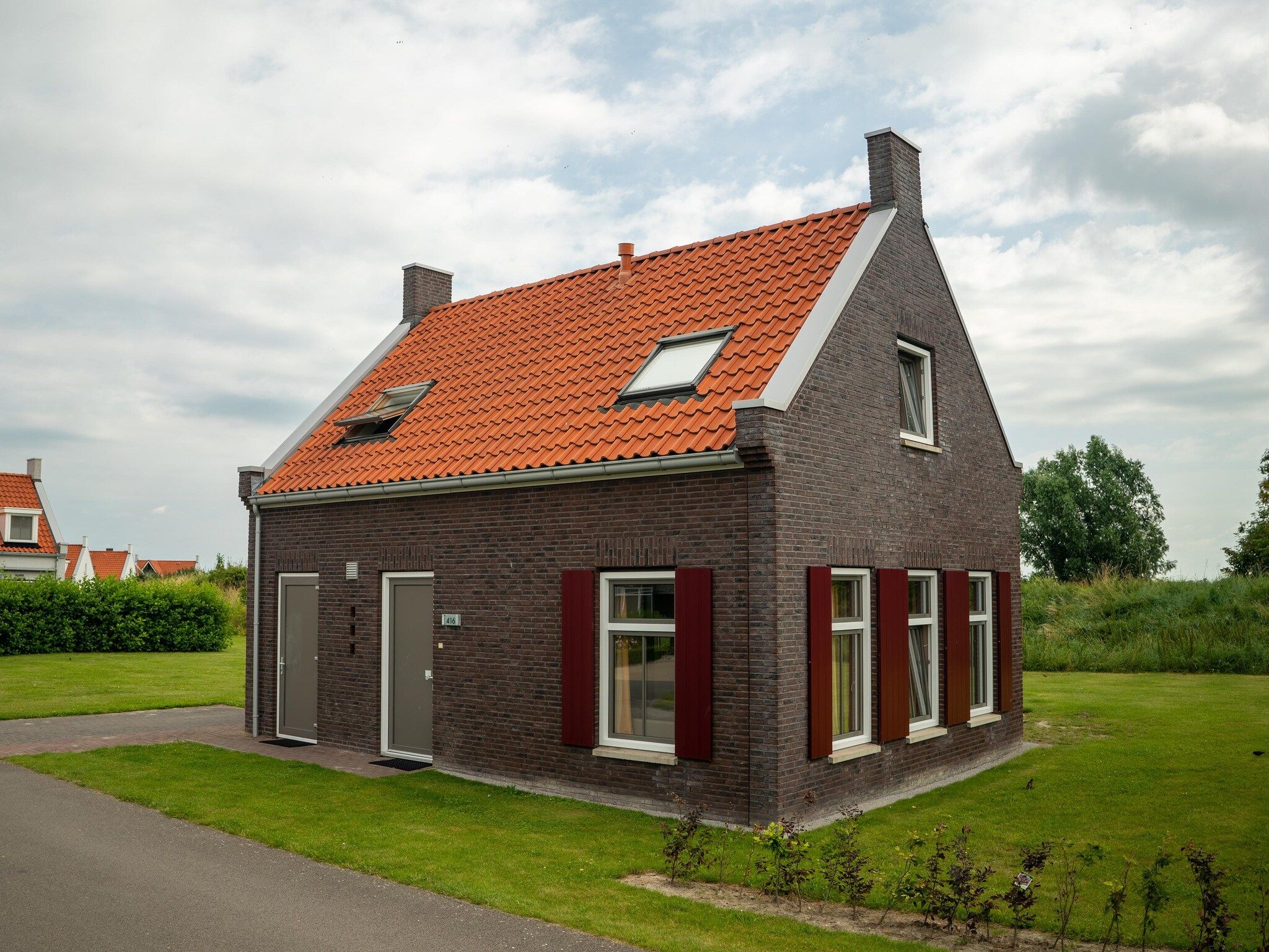 De buitenkant van Strand Resort Nieuwvliet-Bad 7 in Nieuwvliet