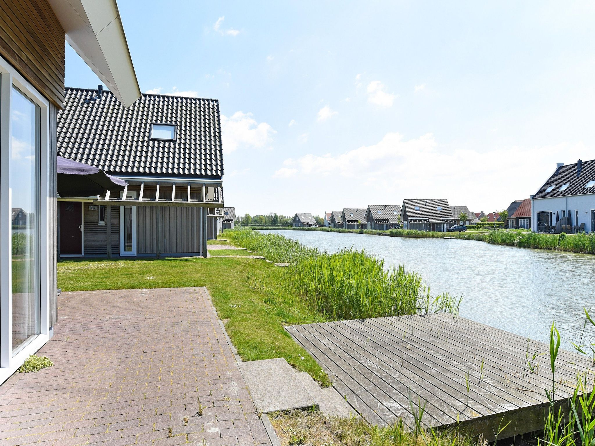 De tuin van Strand Resort Nieuwvliet-Bad 8 in Nieuwvliet