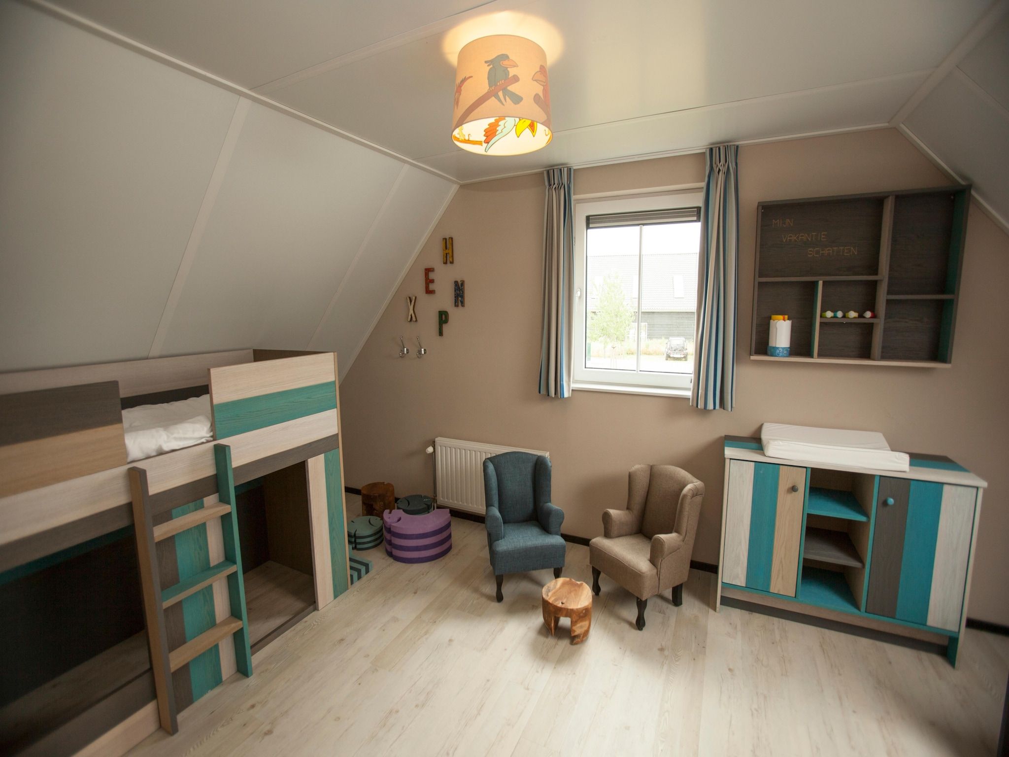 Een slaapkamer van Strand Resort Nieuwvliet-Bad 9 in Nieuwvliet