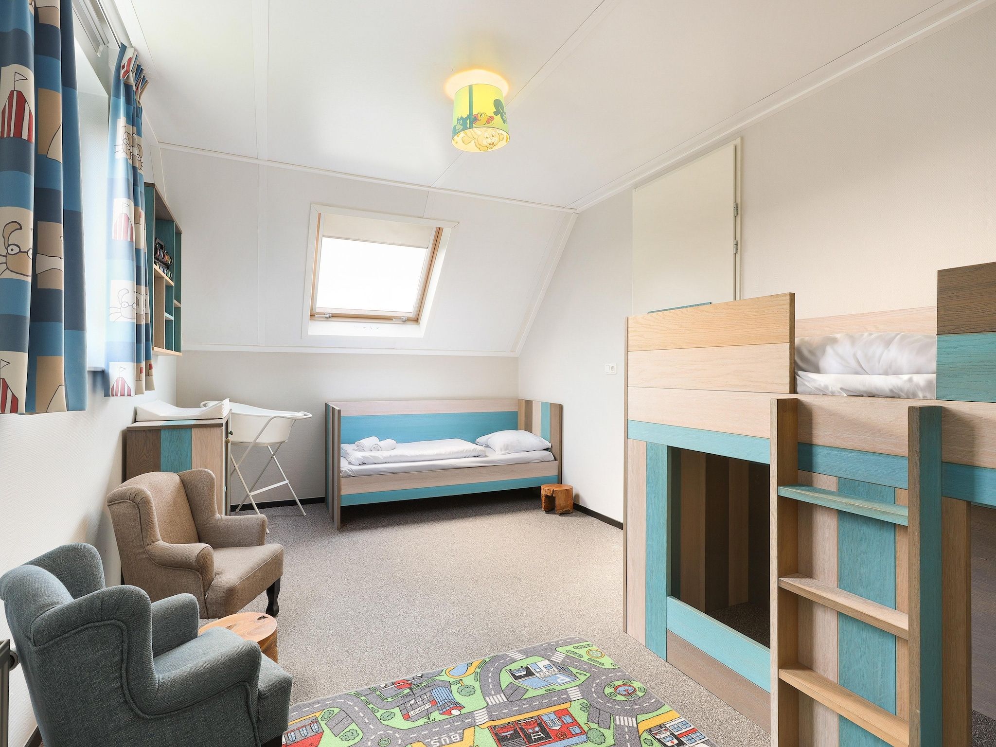 Een slaapkamer van Strand Resort Nieuwvliet-Bad 9 in Nieuwvliet