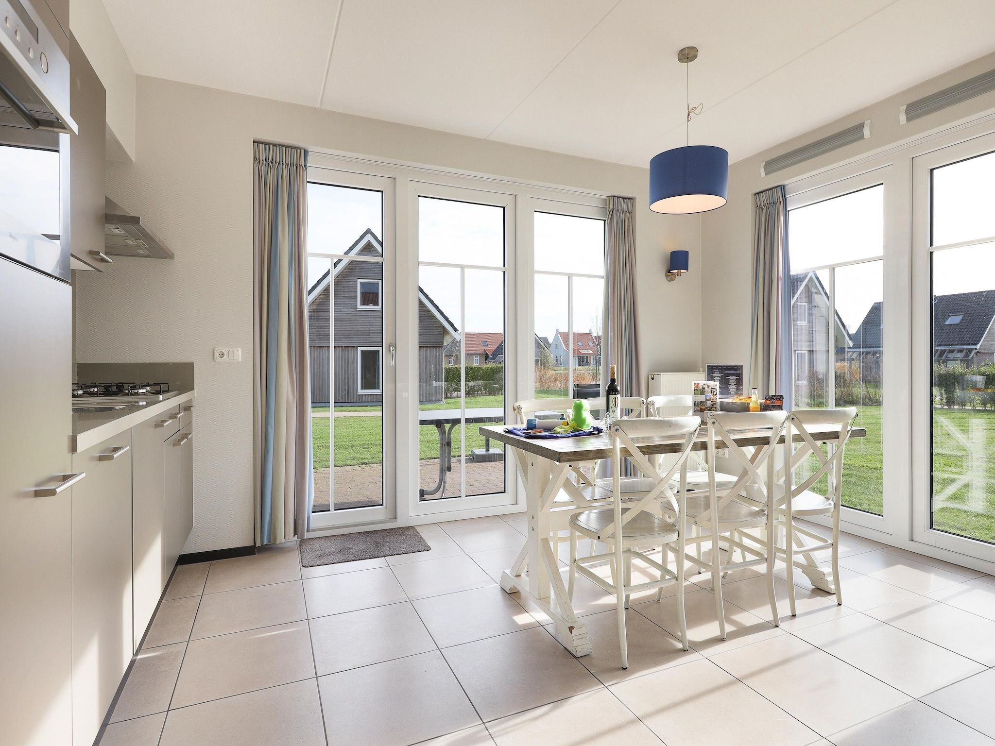 De keuken van Strand Resort Nieuwvliet-Bad 9 in Nieuwvliet