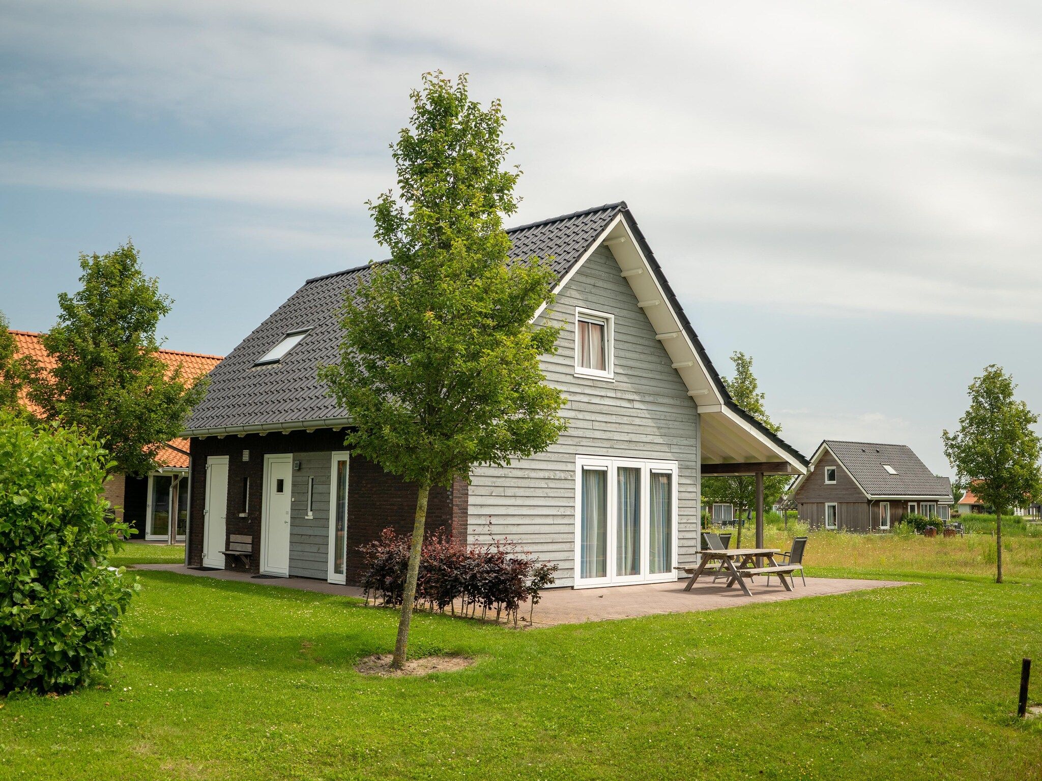 De buitenkant van Strand Resort Nieuwvliet-Bad 9 in Nieuwvliet