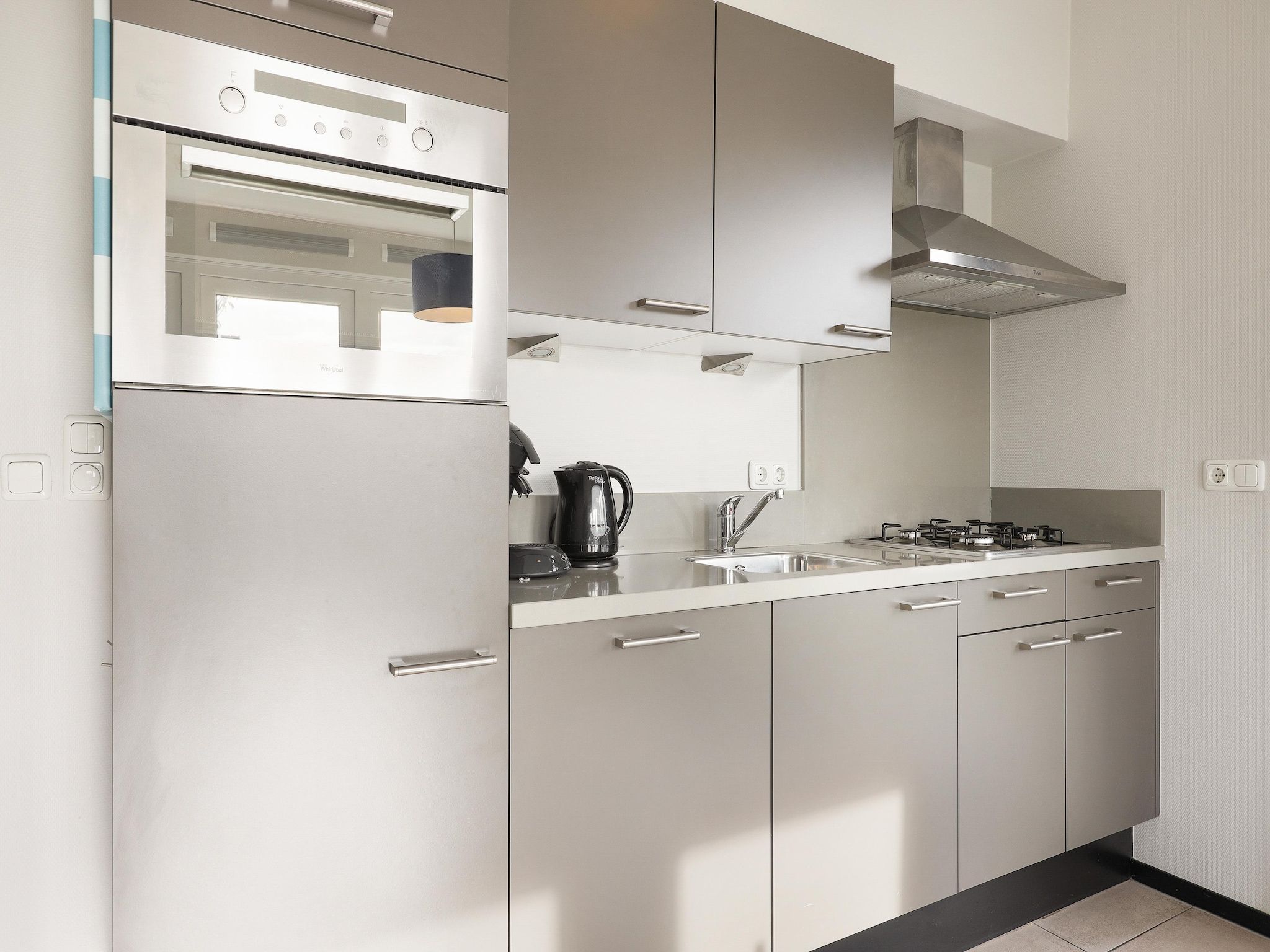 De keuken van Strand Resort Nieuwvliet-Bad 9 in Nieuwvliet