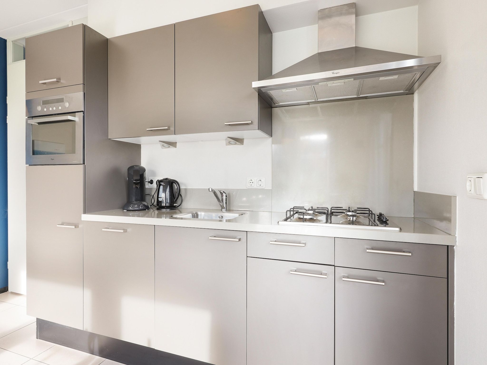 De keuken van Strand Resort Nieuwvliet-Bad 9 in Nieuwvliet