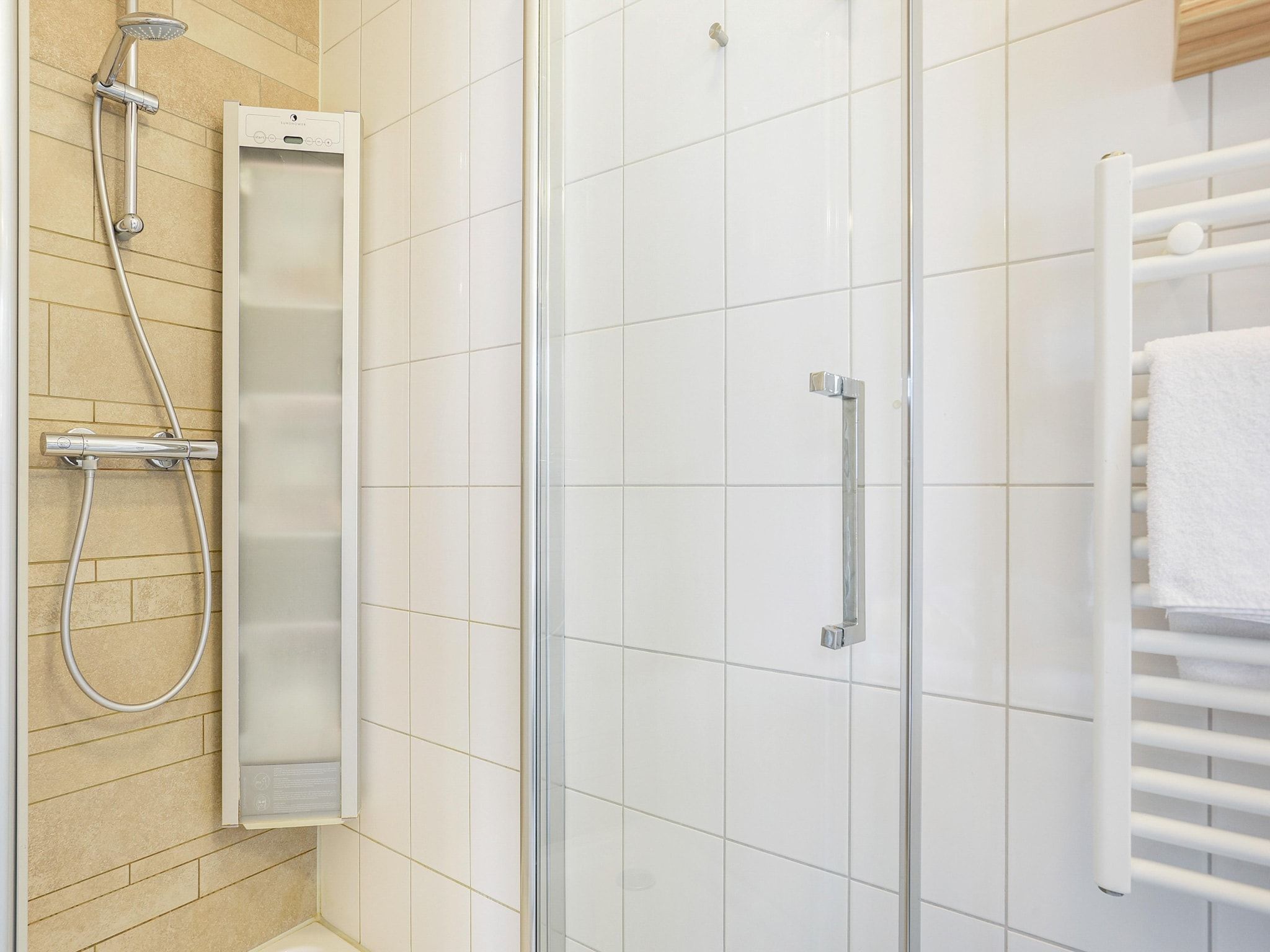 De badkamer van Strand Resort Nieuwvliet-Bad 12 in Nieuwvliet