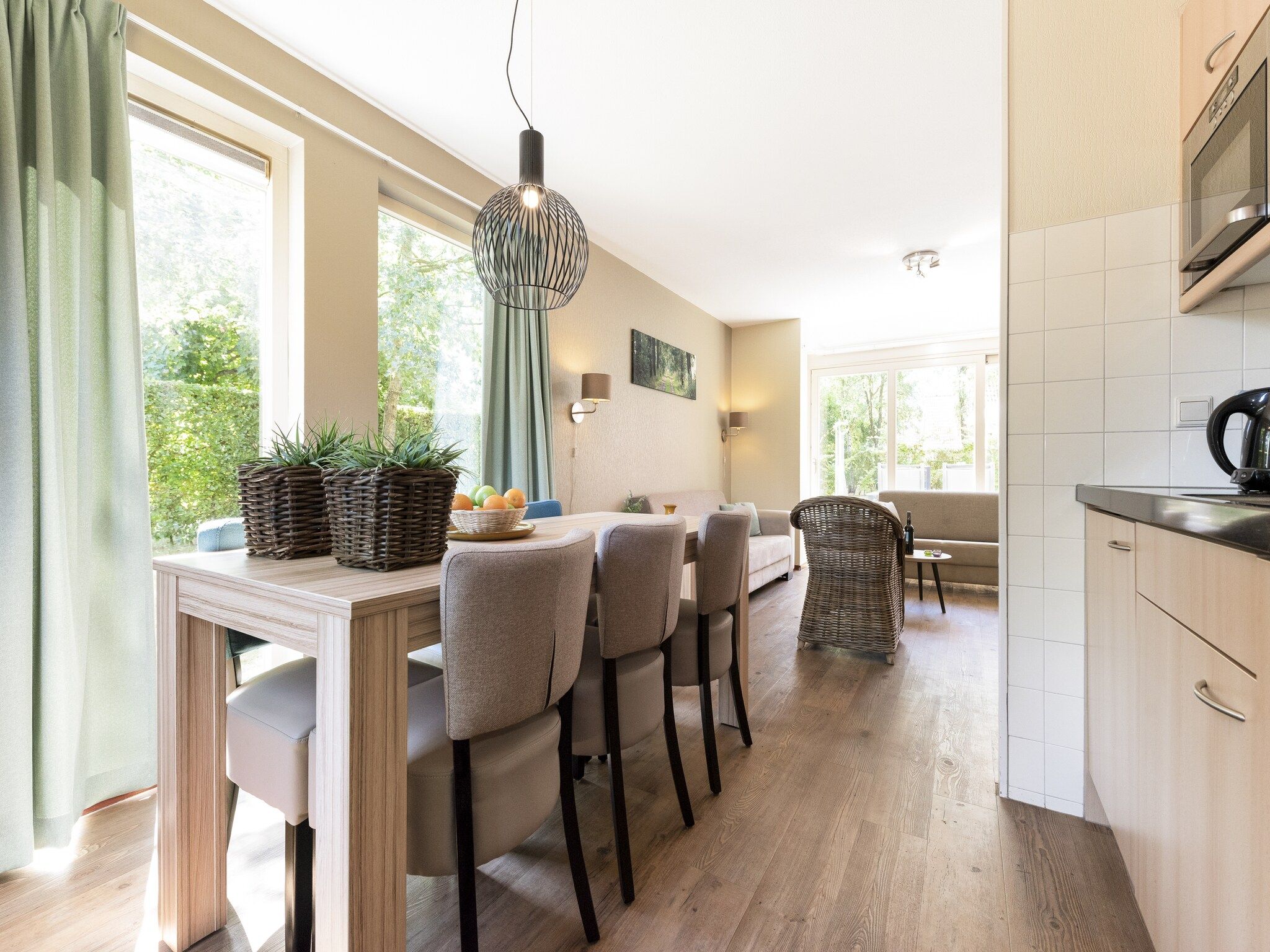 De keuken van Parc Duc de Brabant 13 in Diessen-Baarschot