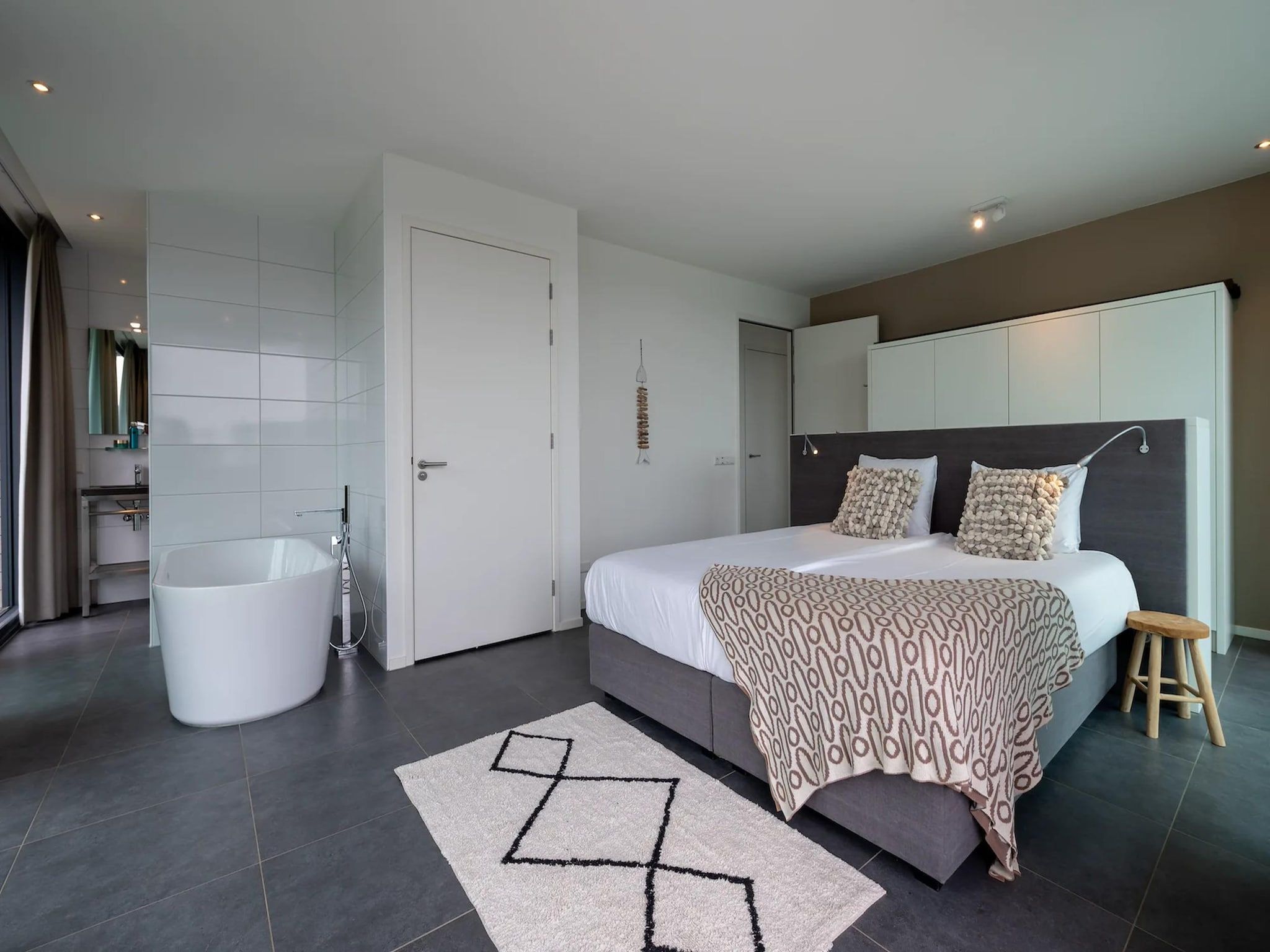 Een slaapkamer van Harbour Village 3 in Arnemuiden